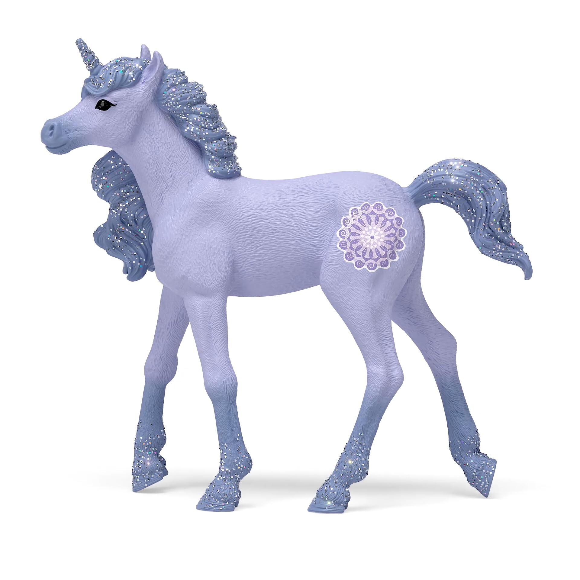SCHLEICH Bayala Mandala Unicorn Foal - 4" Fantasy Horse Play Figure for Kids 13