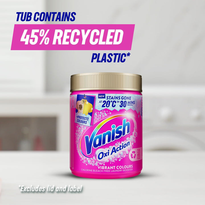 Vanish - Gold Oxi Action Stain Remover and Laundry Booster Powder for Colours 1.5kg