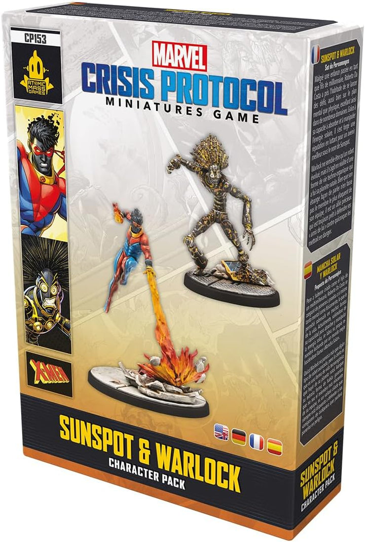 Atomic Mass Games Marvel: Crisis Protocol Sunspot & Warlock Character Pack (CP153)