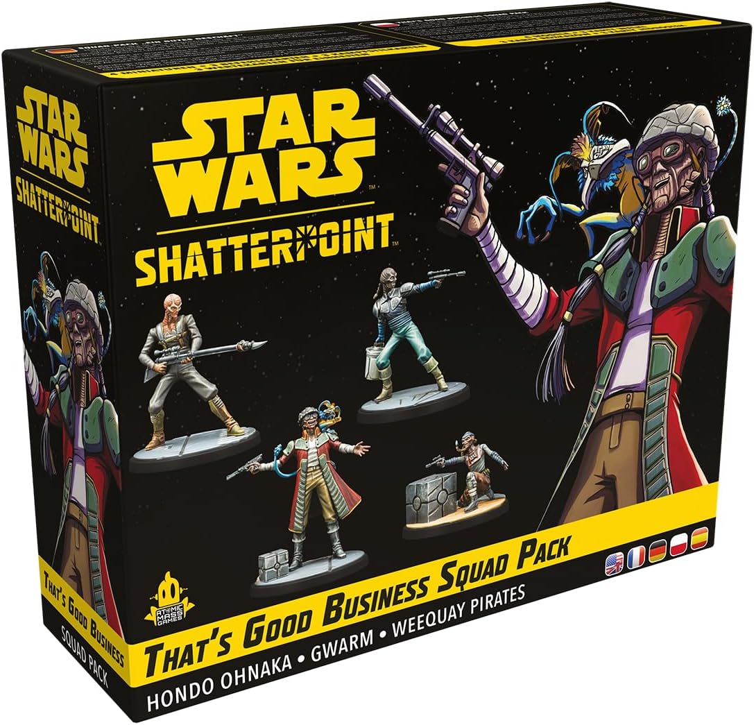 Atomic Mass Games Star Wars: Shatterpoint That's Good Business Hondo Ohnaka Squad Pack 1