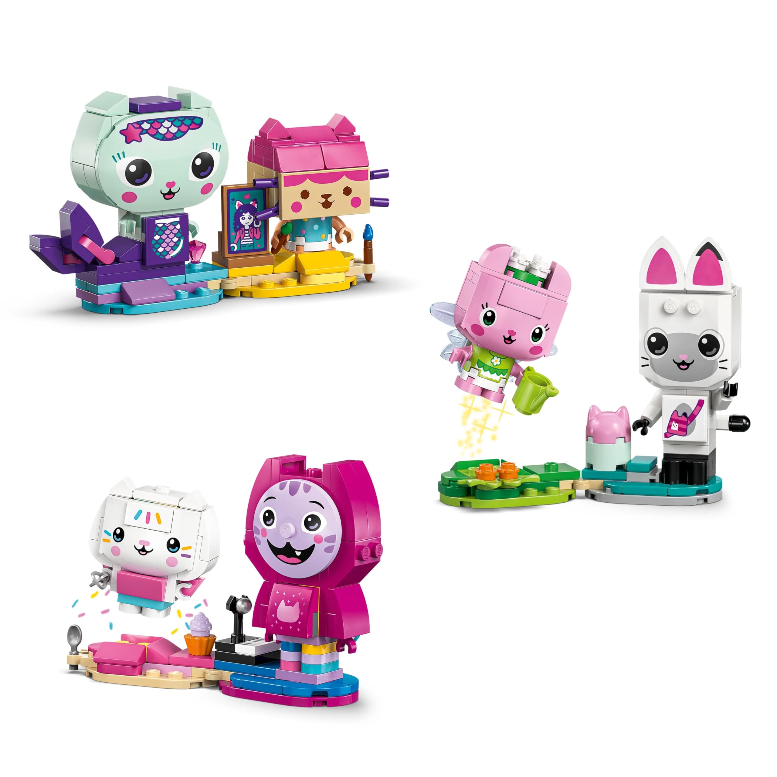 LEGO Gabby’s Dollhouse Gabby’s Brick-Built Cat Friends Building Set for Ages 6+ | Model 11215 4