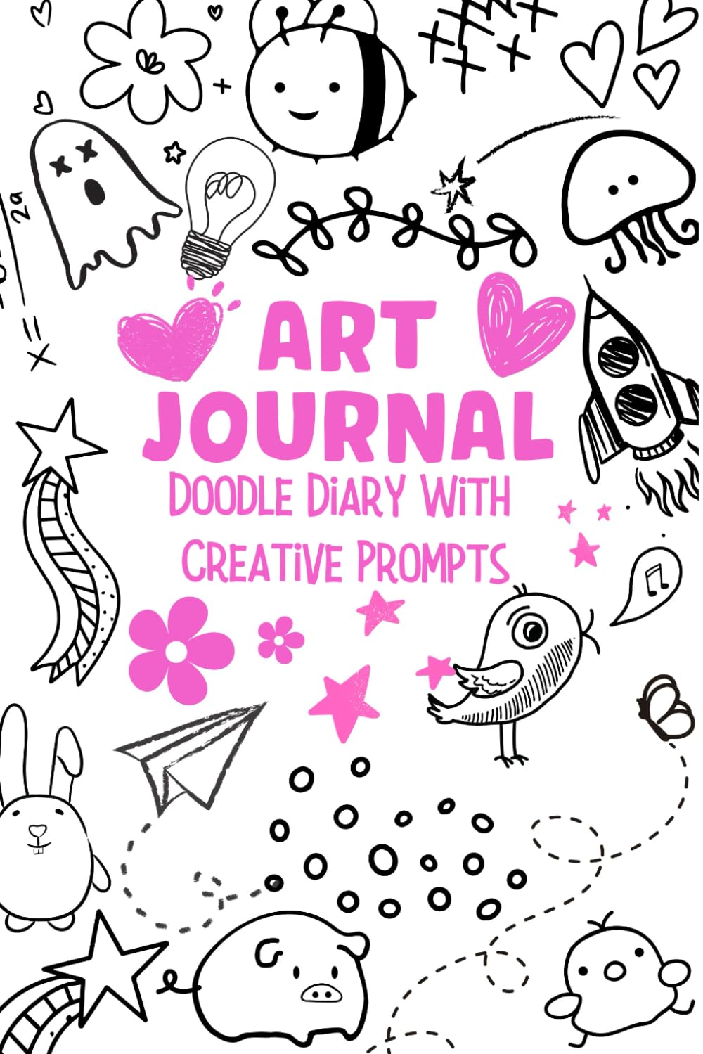 Annie Anson Art Journal - Creative Prompts for Drawing & Doodling | Paperback | 140 Pages
