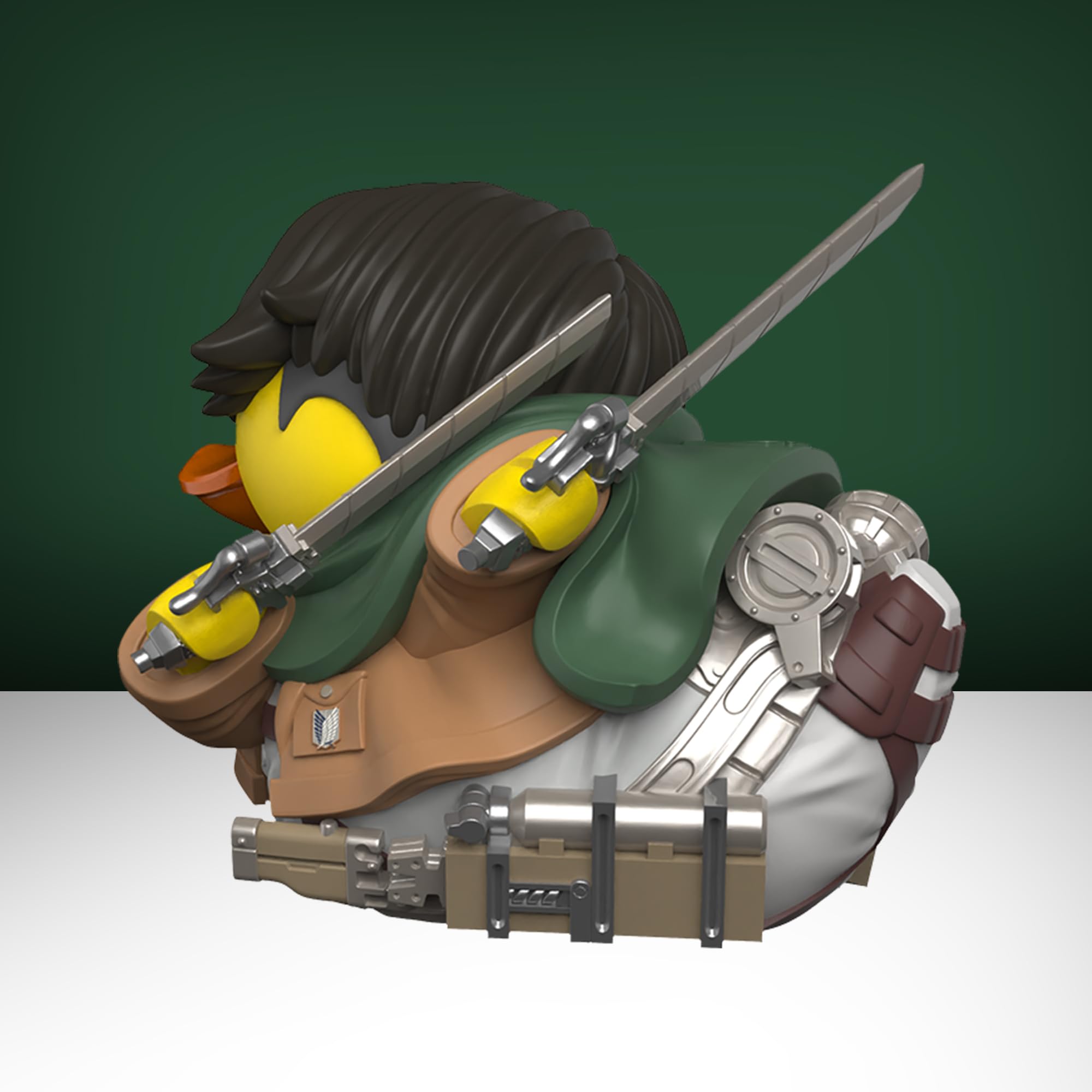 TUBBZ Attack on Titan - Levi Ackerman Cosplaying Rubber Duck Collectible Figure | 9 cm | Polyvinyl Chloride 6