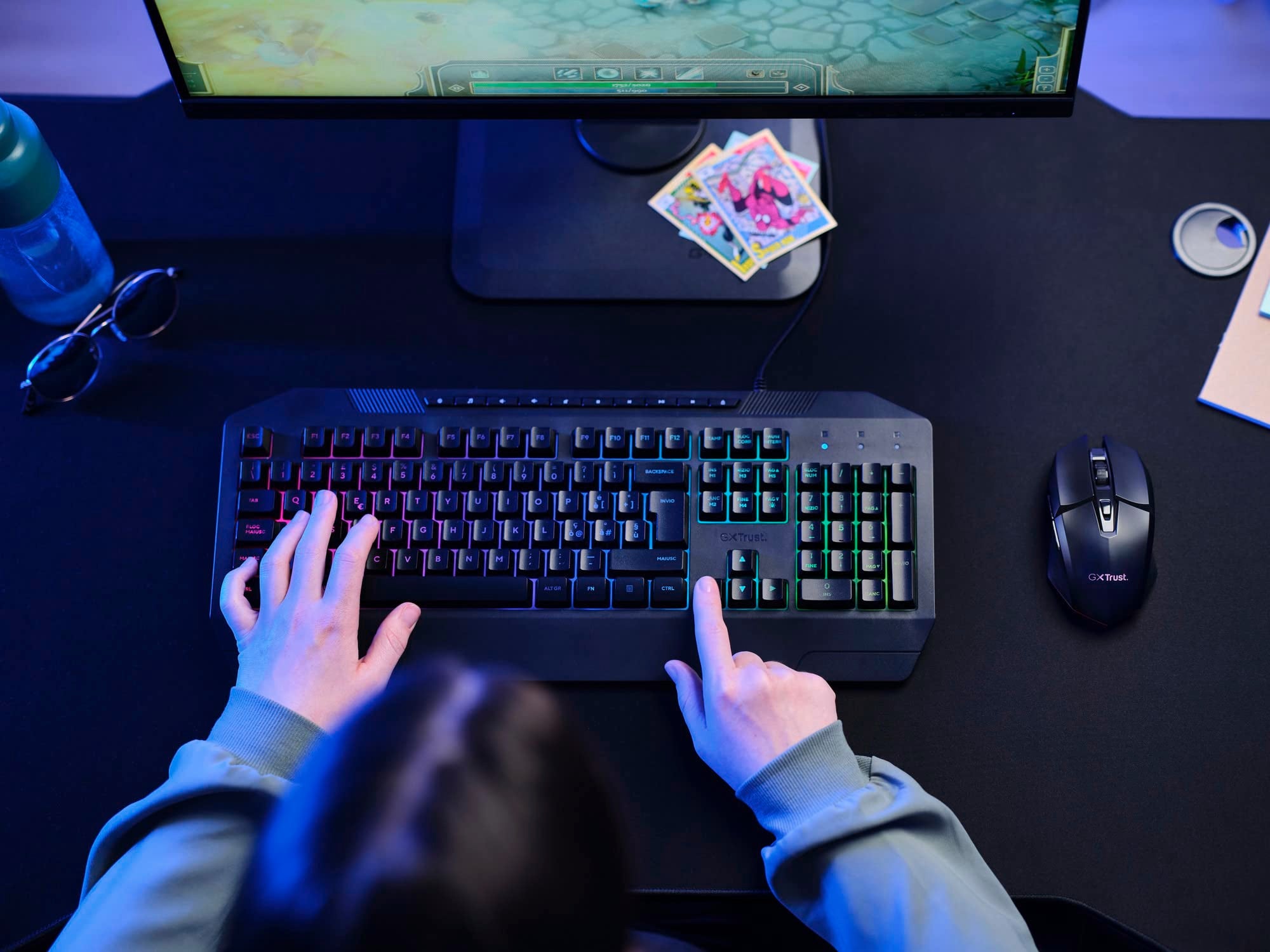 Trust Gaming GXTrust 1108 Vylax Wireless Gaming Mouse, 80h Battery, 800-4800 DPI, RGB LED, 6 Buttons, Rechargeable, Black 17