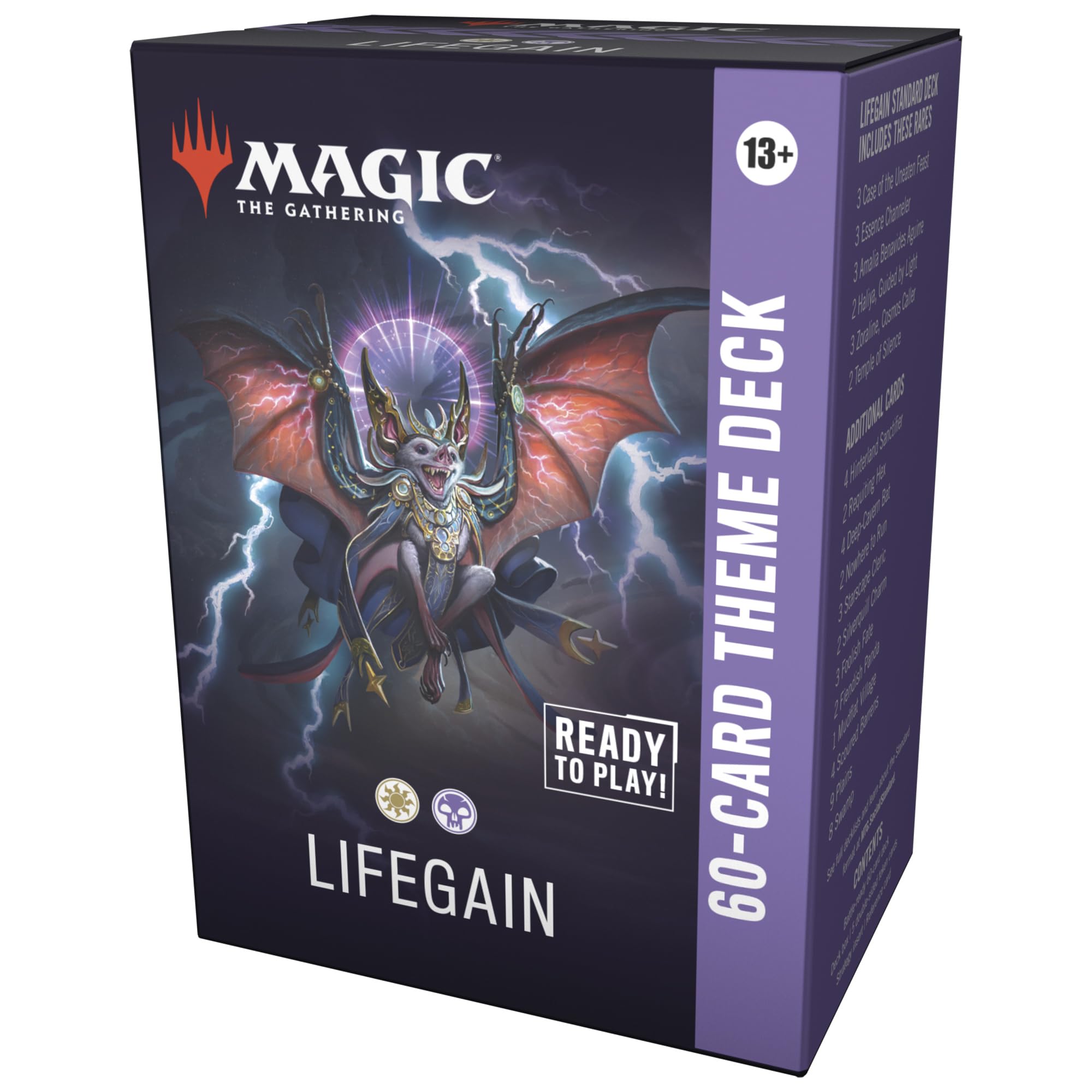 Magic: The Gathering - 60-Card Lifegain Theme Deck | Standard Edition | Multicolor 1