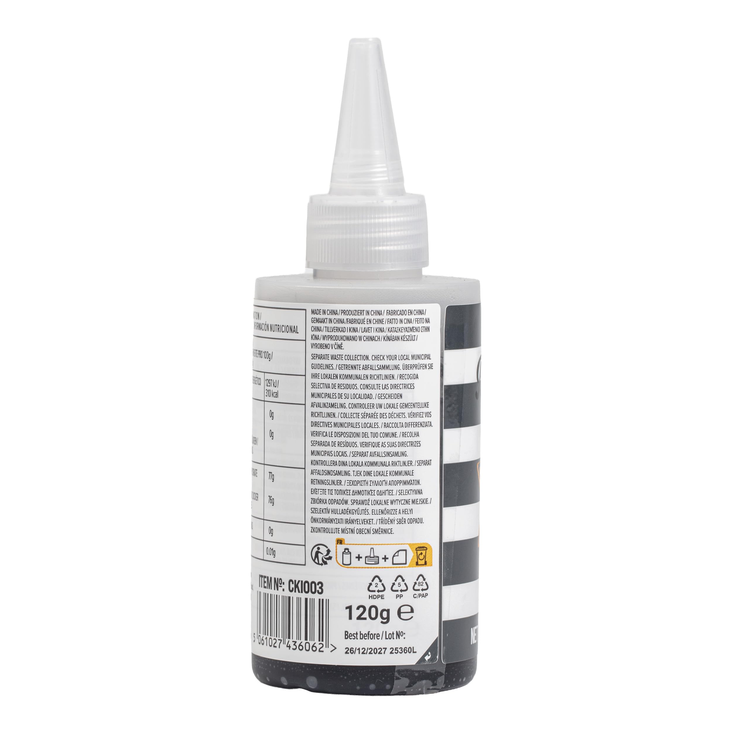 PME Black Biscuit Icing - Ready-to-Use for Cookie Decorating | 120g 2