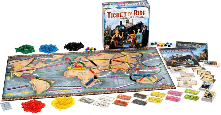 Days of Wonder Ticket to Ride Rails and Sails Board Game (DO7226)
