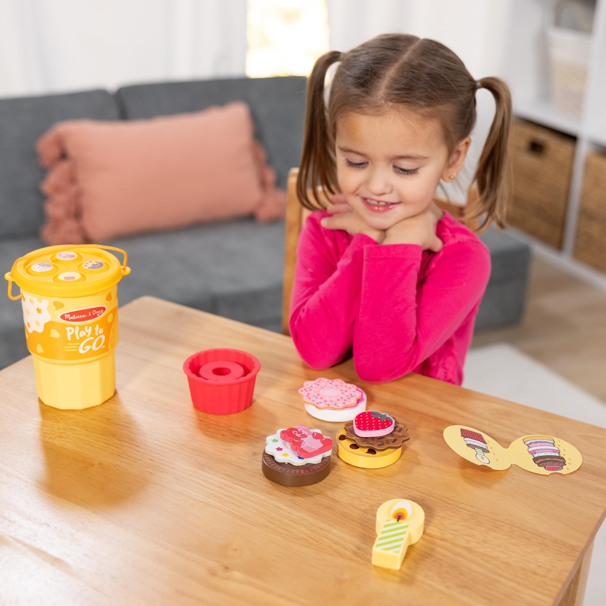 Melissa & Doug Play to Go Cake and Cookies Play Food Set - 12 Pieces | Ages 3-98 7