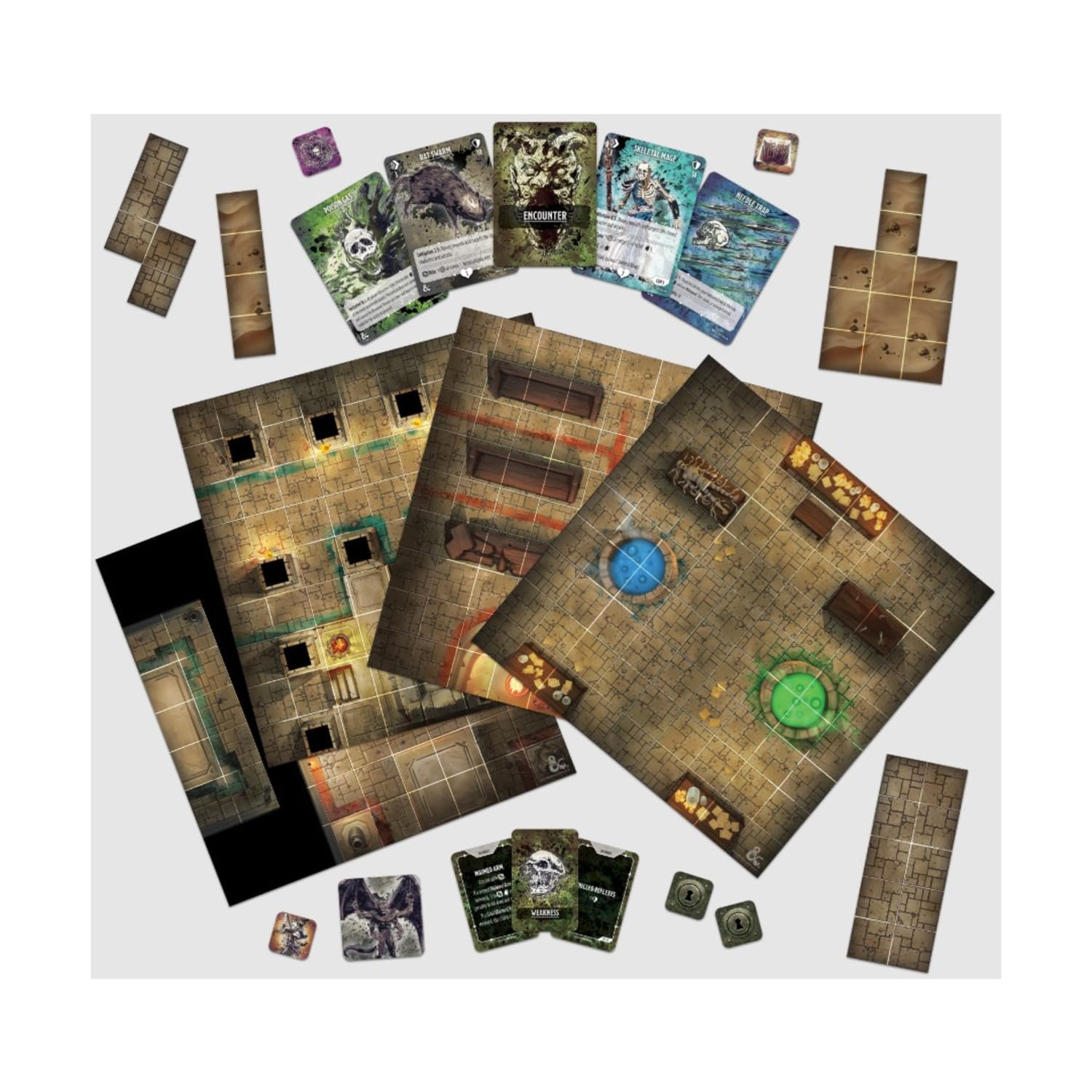 FLIPSIDE GAMING Dungeons & Dragons Onslaught: Tomb of Horrors Expansion - Solo/Co-op Board Game Pieces for Ages 8+ 2