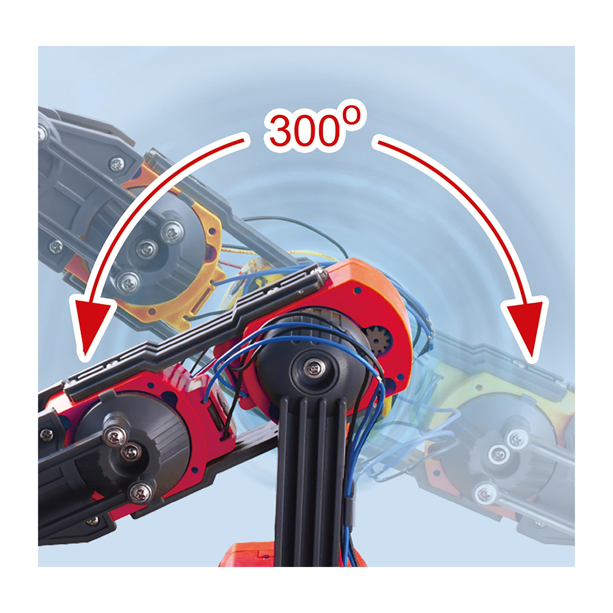 Machine Works MWRA01 Build Your Own Robotic Arm Kit - Wireless Controlled Metal Robot for Ages 10+ 6