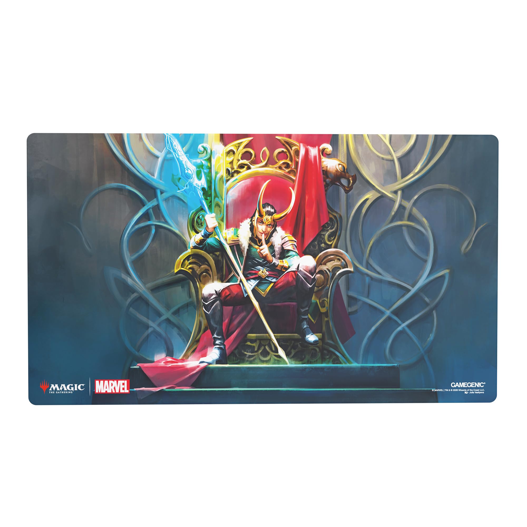 Gamegenic Prime Playmat - Loki | Magic: The Gathering | Official Marvel Design 1