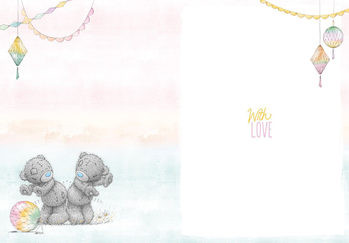 Me to You Tatty Teddy Birthday Card - Happy Birthday Cousin | 5 x 7 in | Multicolor