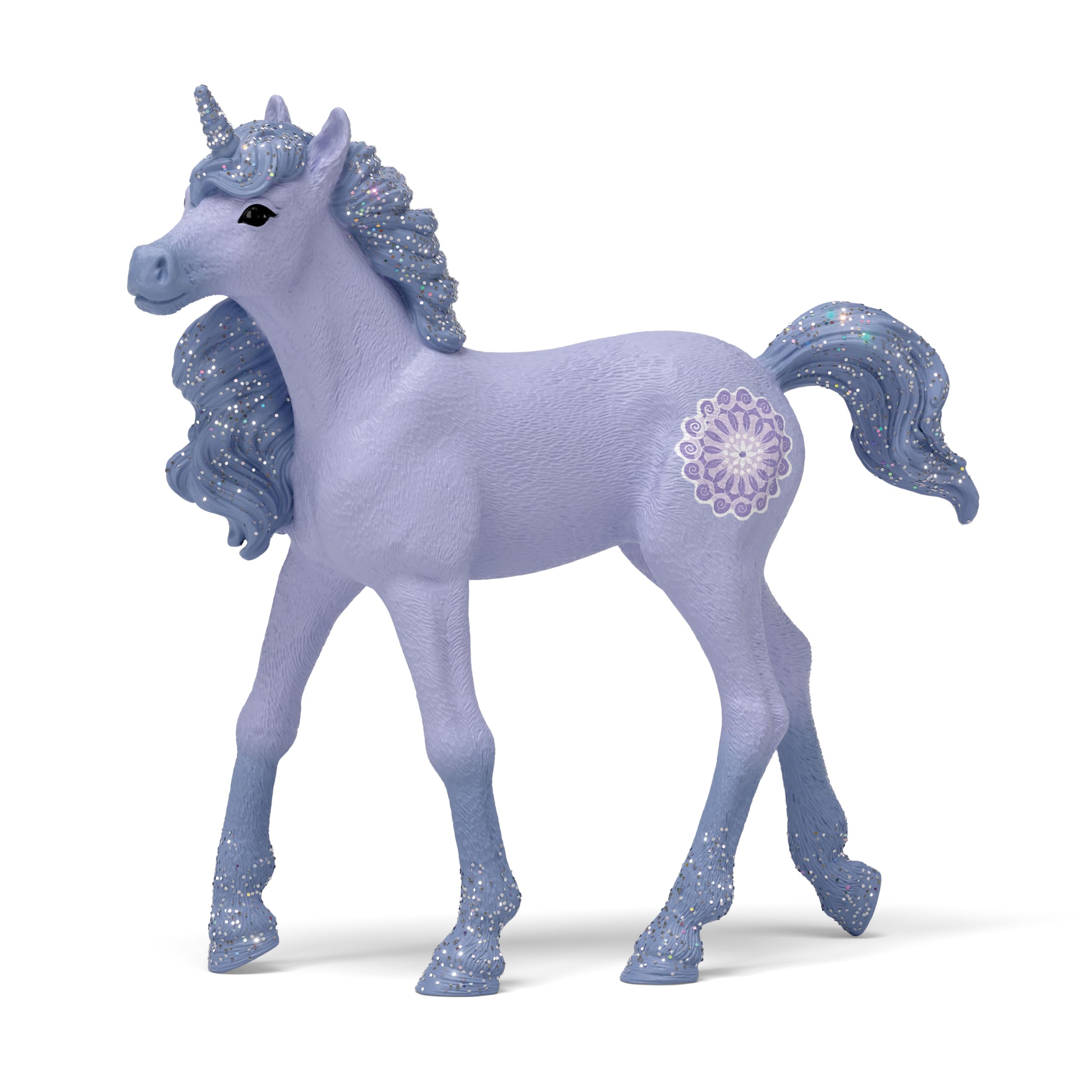 SCHLEICH Bayala Mandala Unicorn Foal - 4" Fantasy Horse Play Figure for Kids