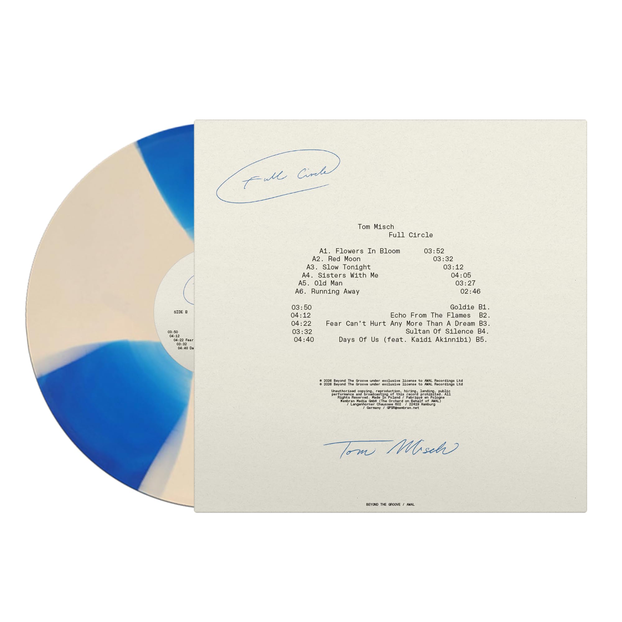Tom Misch - Full Circle [Amazon Exclusive Sky Break Blue and White Vinyl] 3