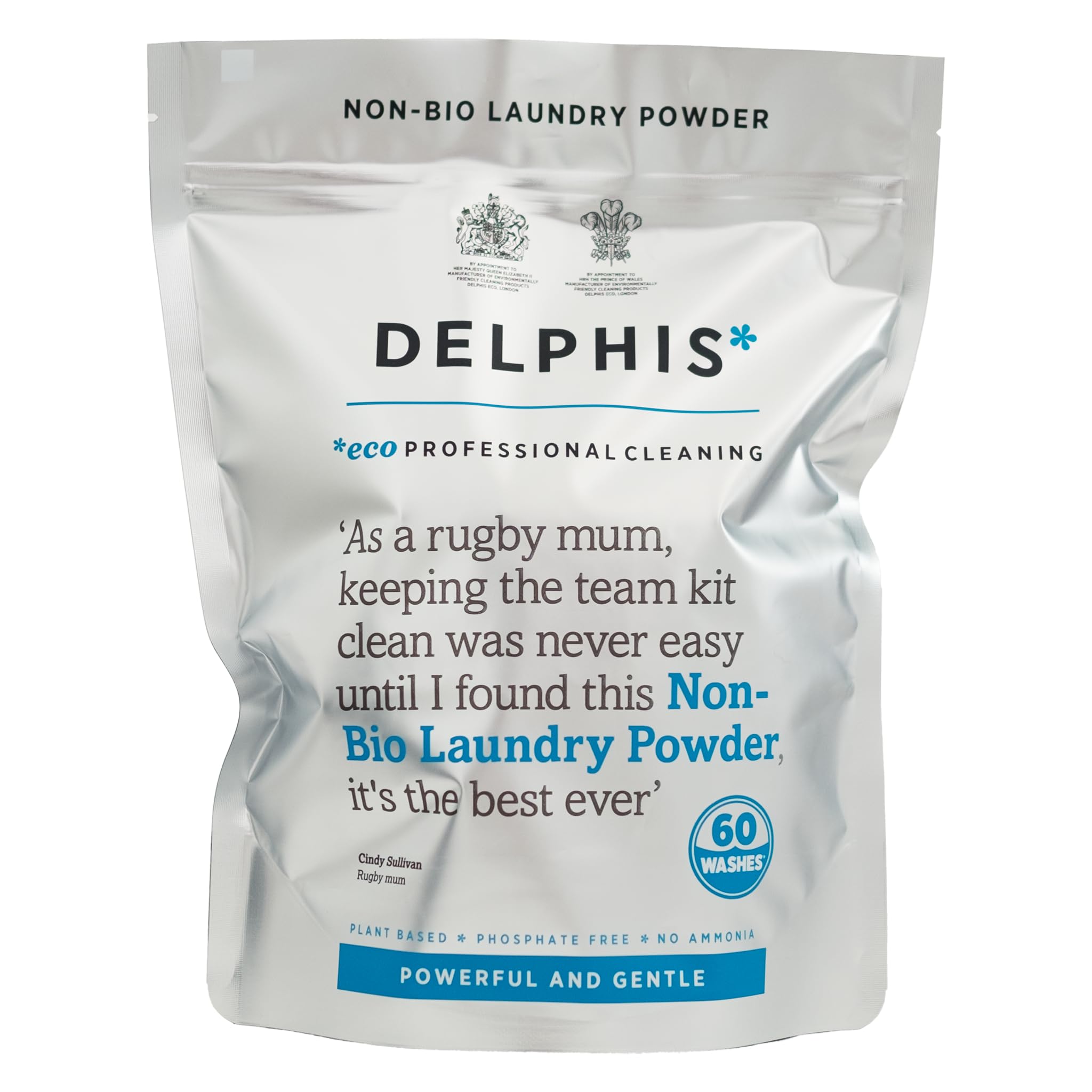 DELPHISECO Eco Non-Bio Washing Powder - 60 Washes | 1.2 kg | Naturally Derived Ingredients 1