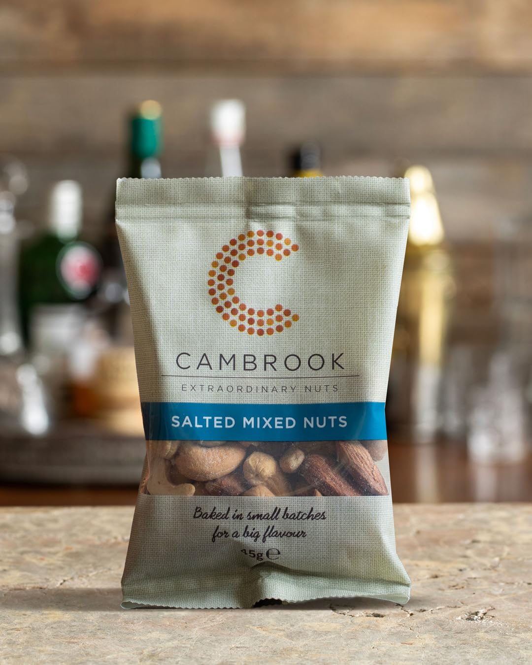 Cambrook - Baked & Salted Mixed Nuts (Cashews, Almonds, Hazelnuts) | 45g Bag | Gluten Free 4
