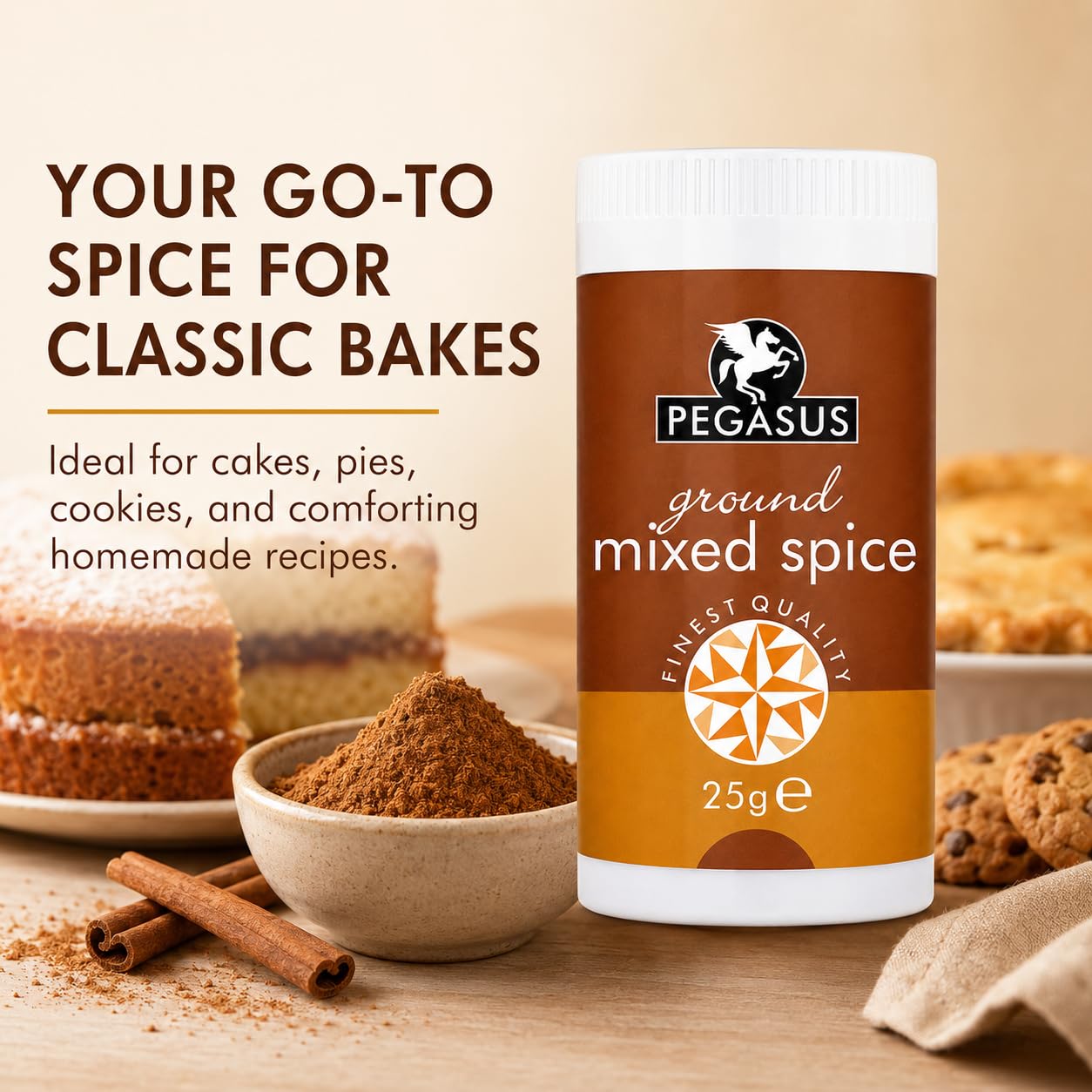 Pegasus Mixed Spice - Aromatic Indian Seasoning Blend | 25g 4