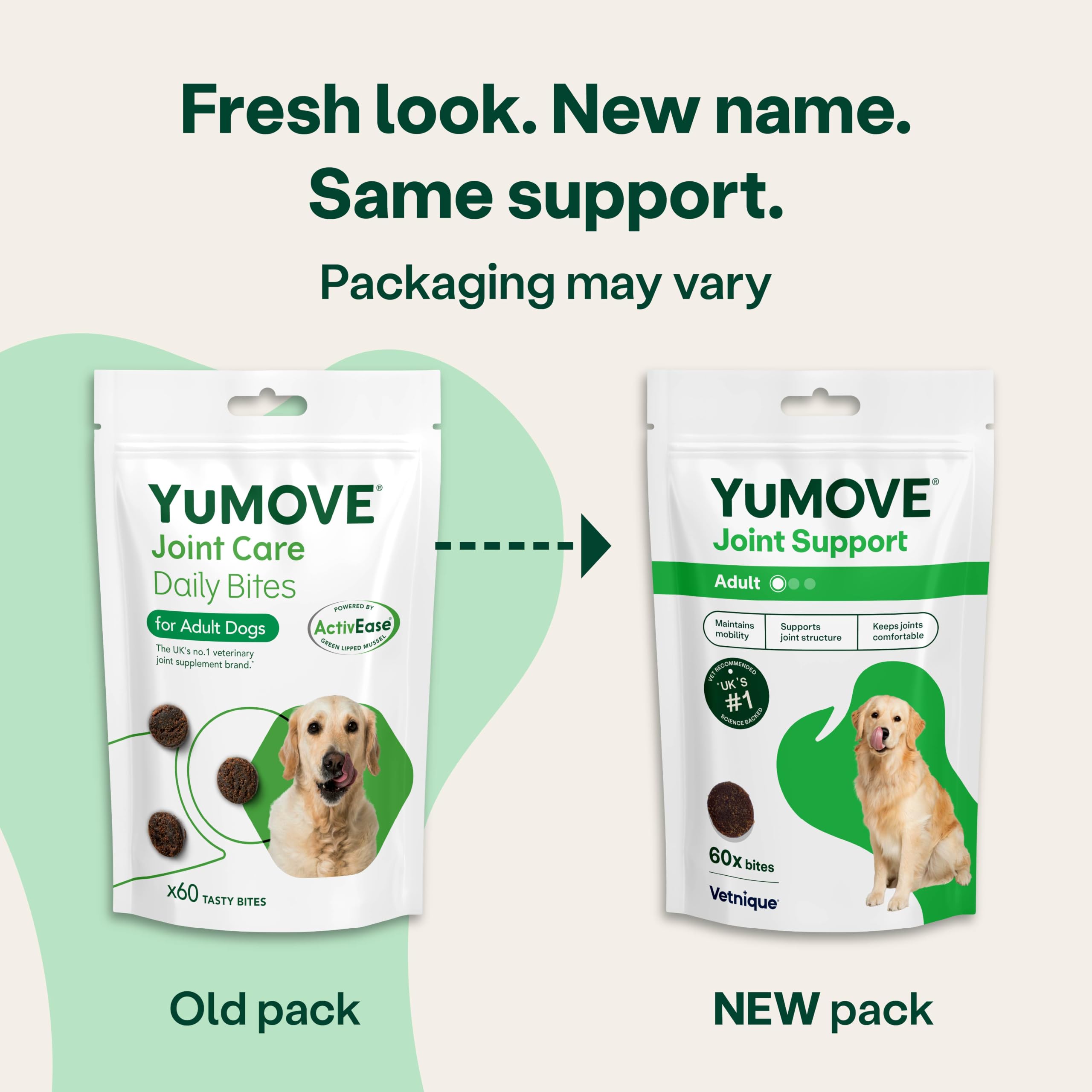 YuMOVE Adult Dog Joint Supplement - Aids Mobility, Reinforces Joint Structure | 60 Chews