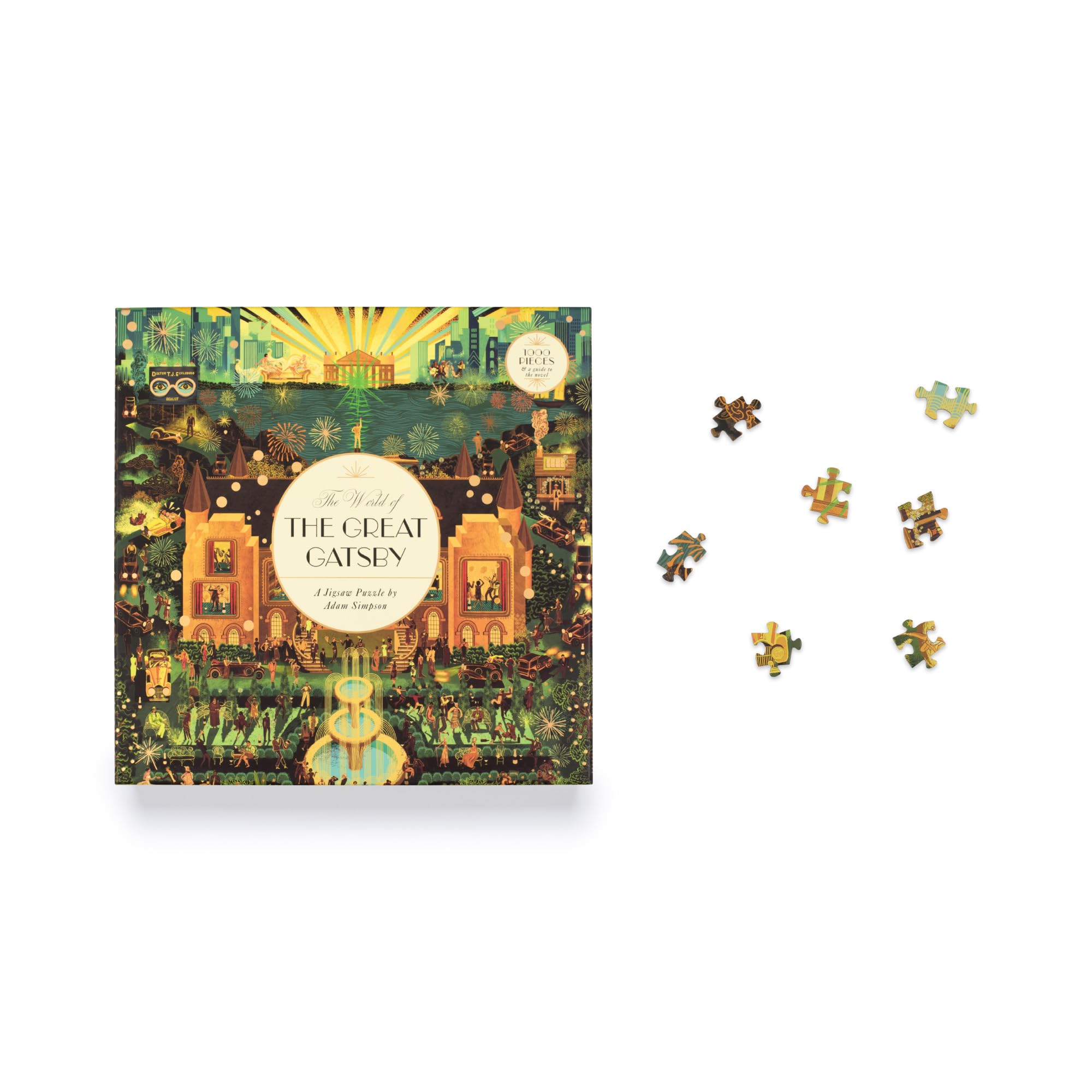 Laurence King The World of the Great Gatsby Puzzle - 1000 Pieces | 68x48.5 cm | Cardstock 5