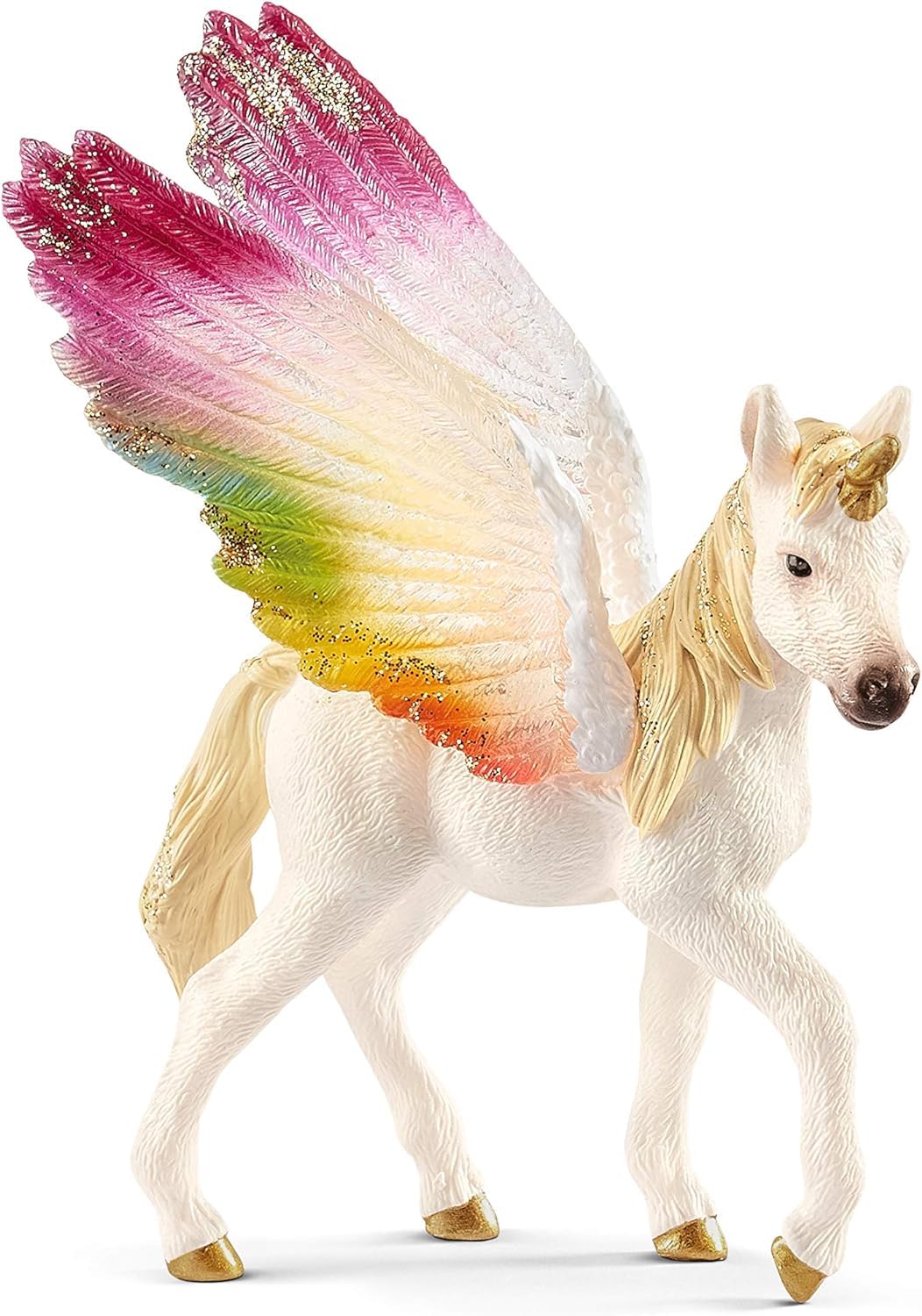 Schleich 70577 Winged Rainbow Unicorn Foal - Fantasy Toy Figurine | Ages 5-12 8