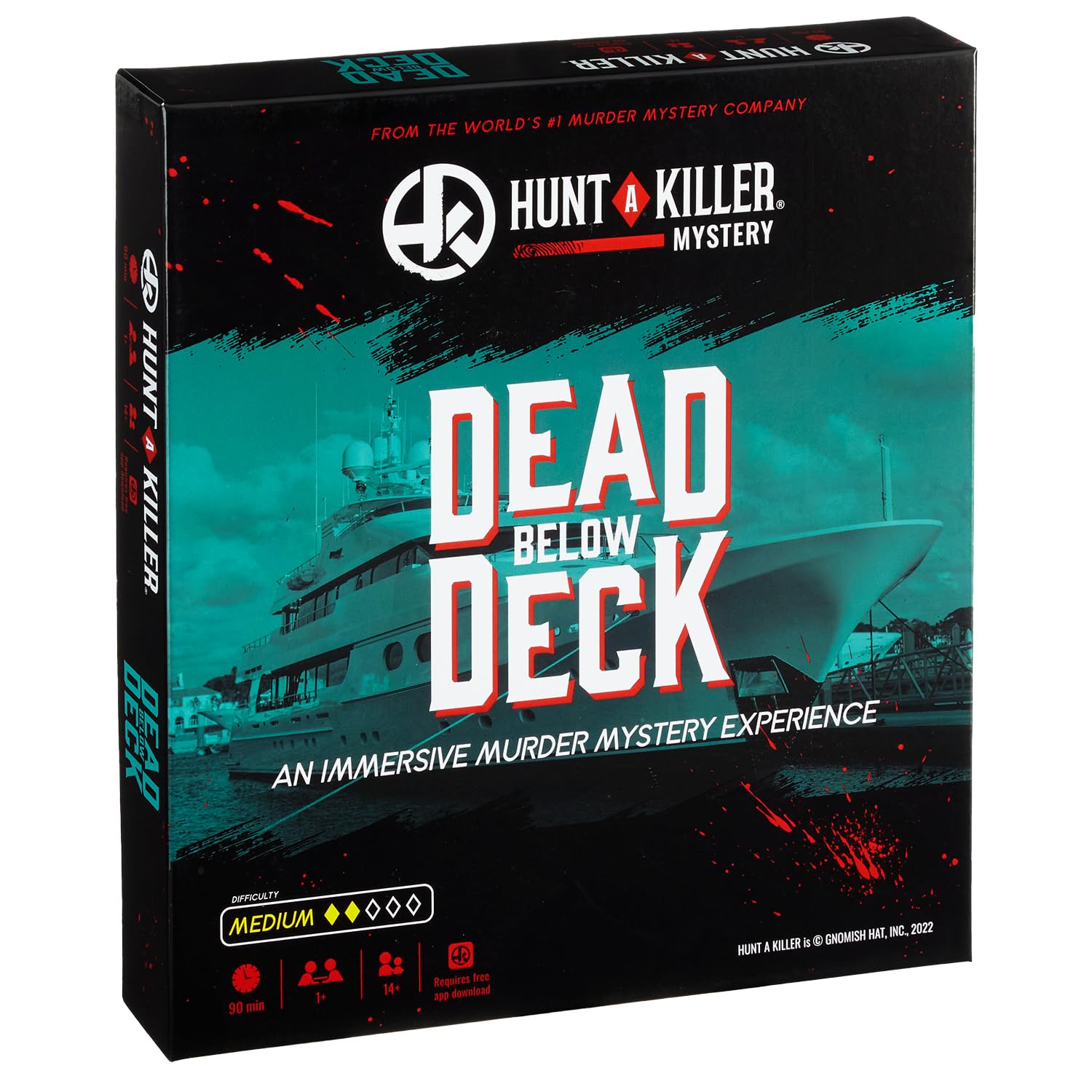moose toys Hunt A Killer Mystery DEAD BELOW DECK Immersive Murder Mystery Game | Difficulty 2/5 | Ages 14+