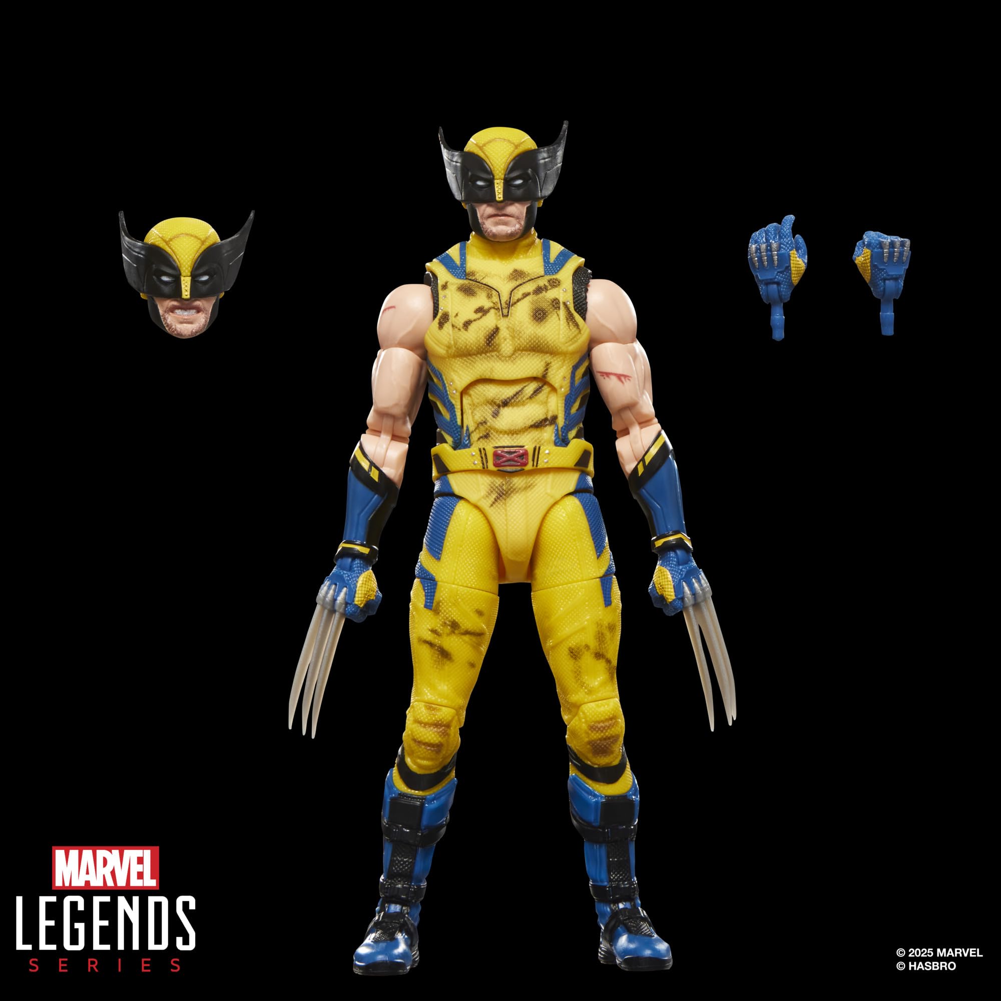 Marvel Legends Series Wolverine Action Figure - 6-Inch Scale, Movie-Inspired Design | Hasbro 2