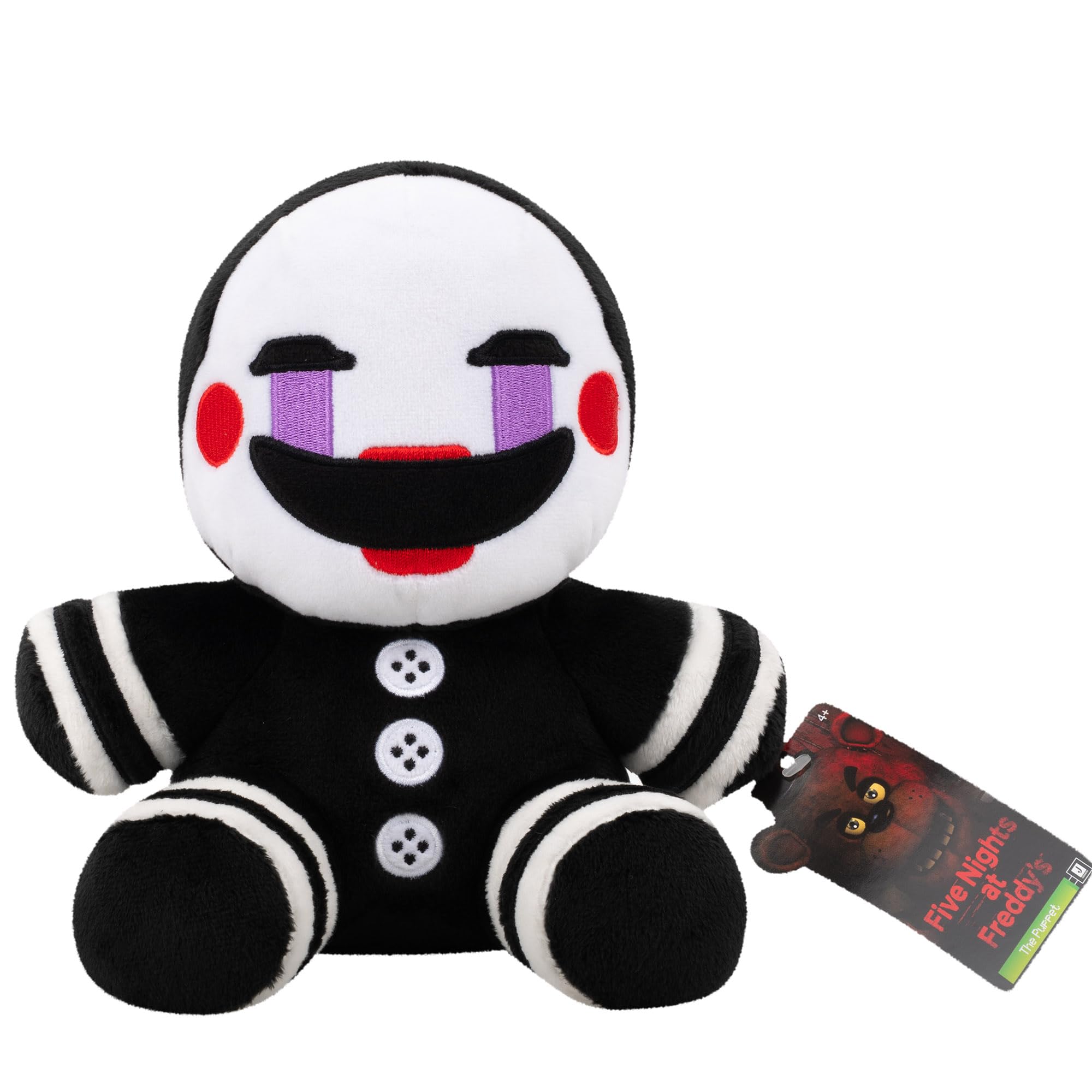 Five Nights at Freddy's The Puppet Plush - 8-Inch Glow-in-the-Dark Eyes Plush Toy 7
