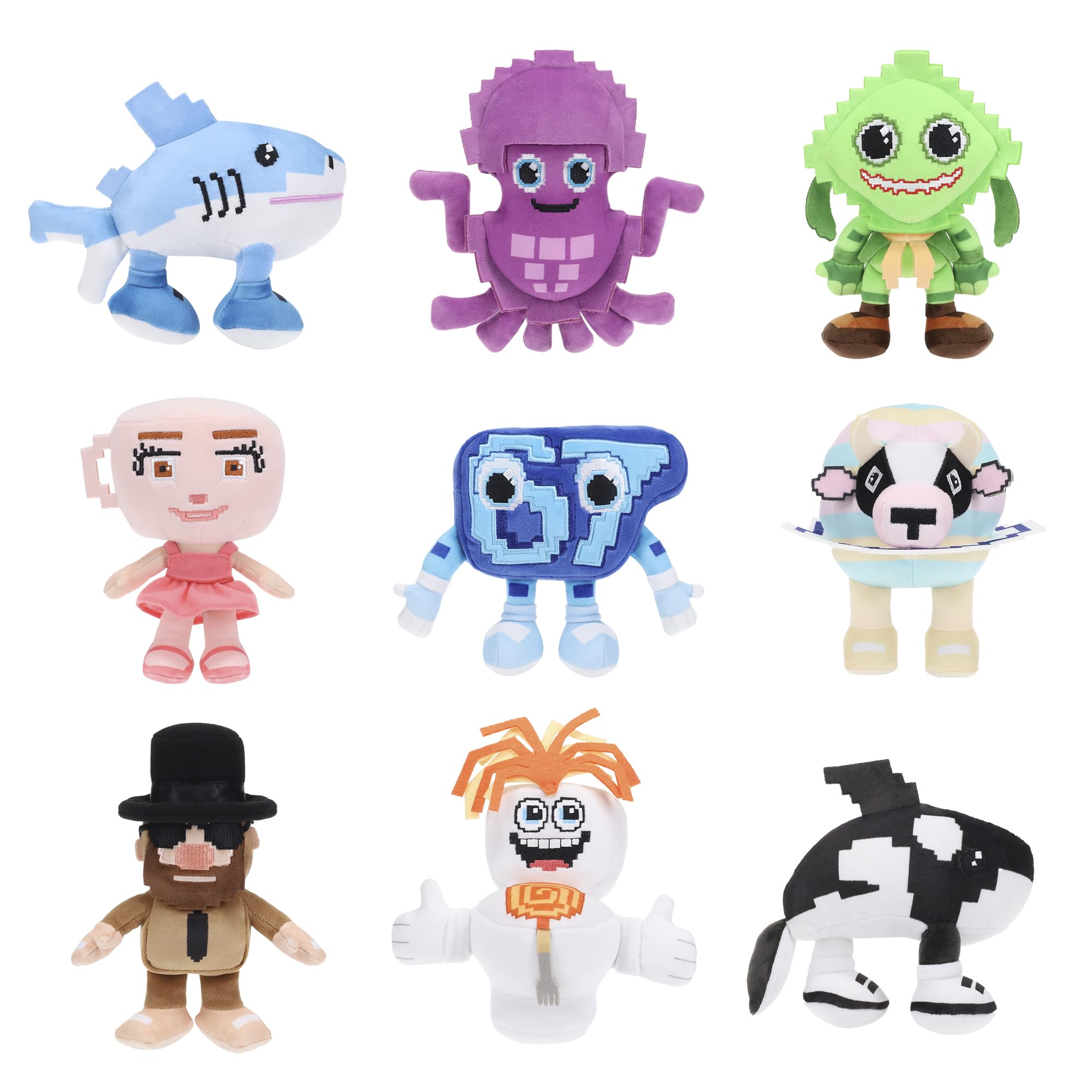 Steal A Brainrot Mystery Collectible Plush - Series 1 | 20 cm | Includes Roblox DLC Code 3