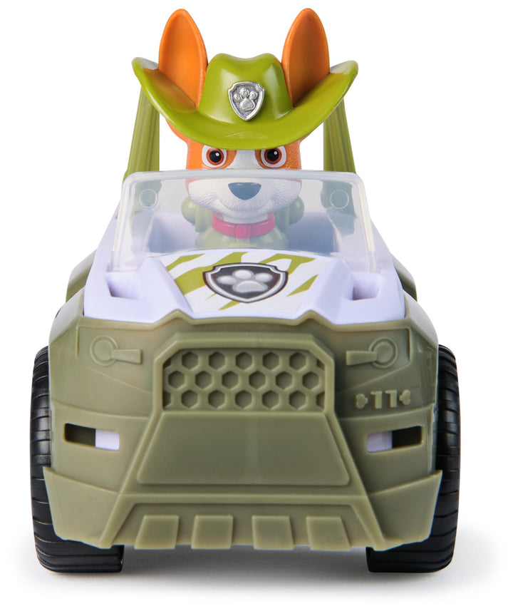 Paw Patrol Tracker’s Jungle Rescue Vehicle with Collectible Action Figure - Sustainably Made Toy for Kids 3+