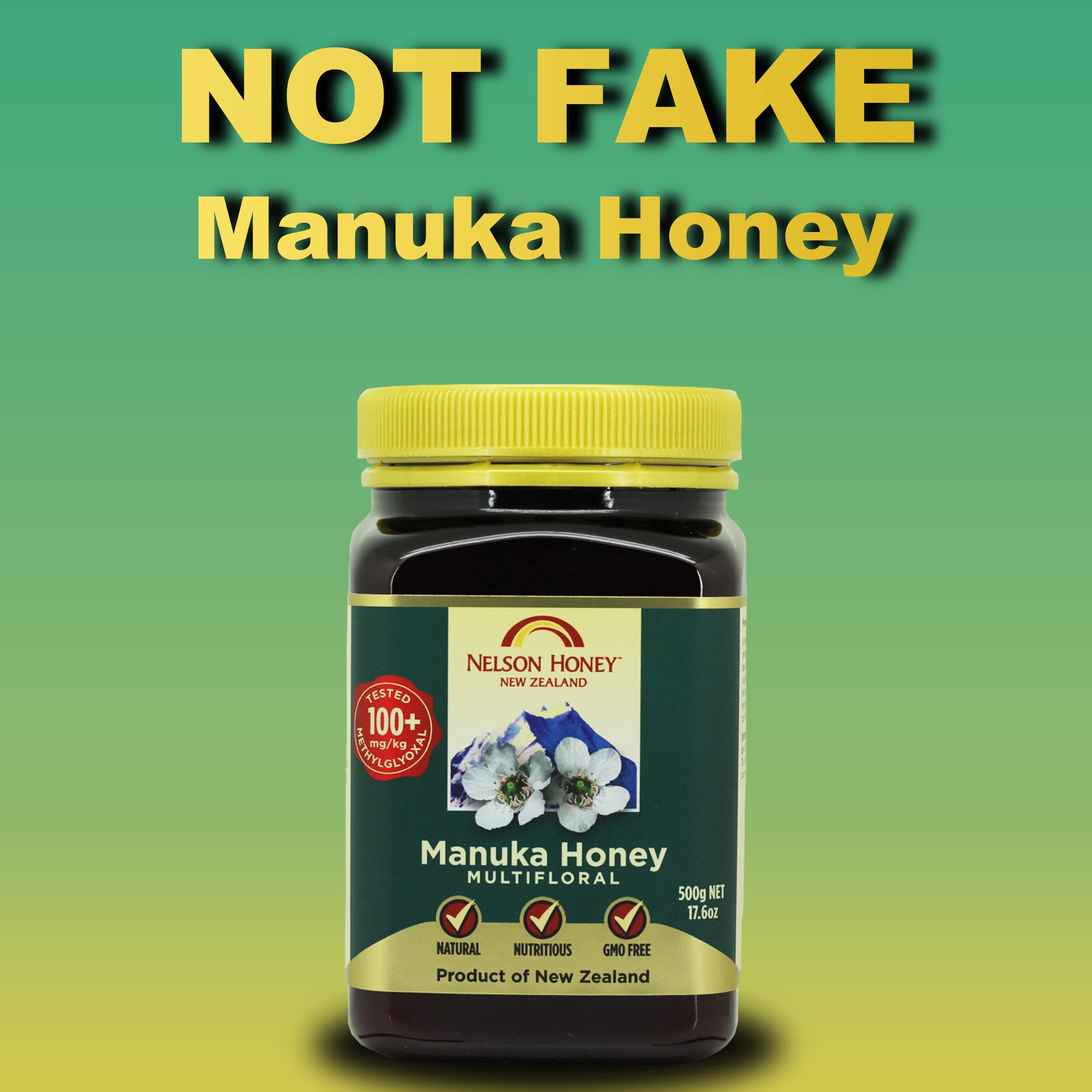Nelson Honey Manuka Honey 100+ Methylglyoxal 500g 2