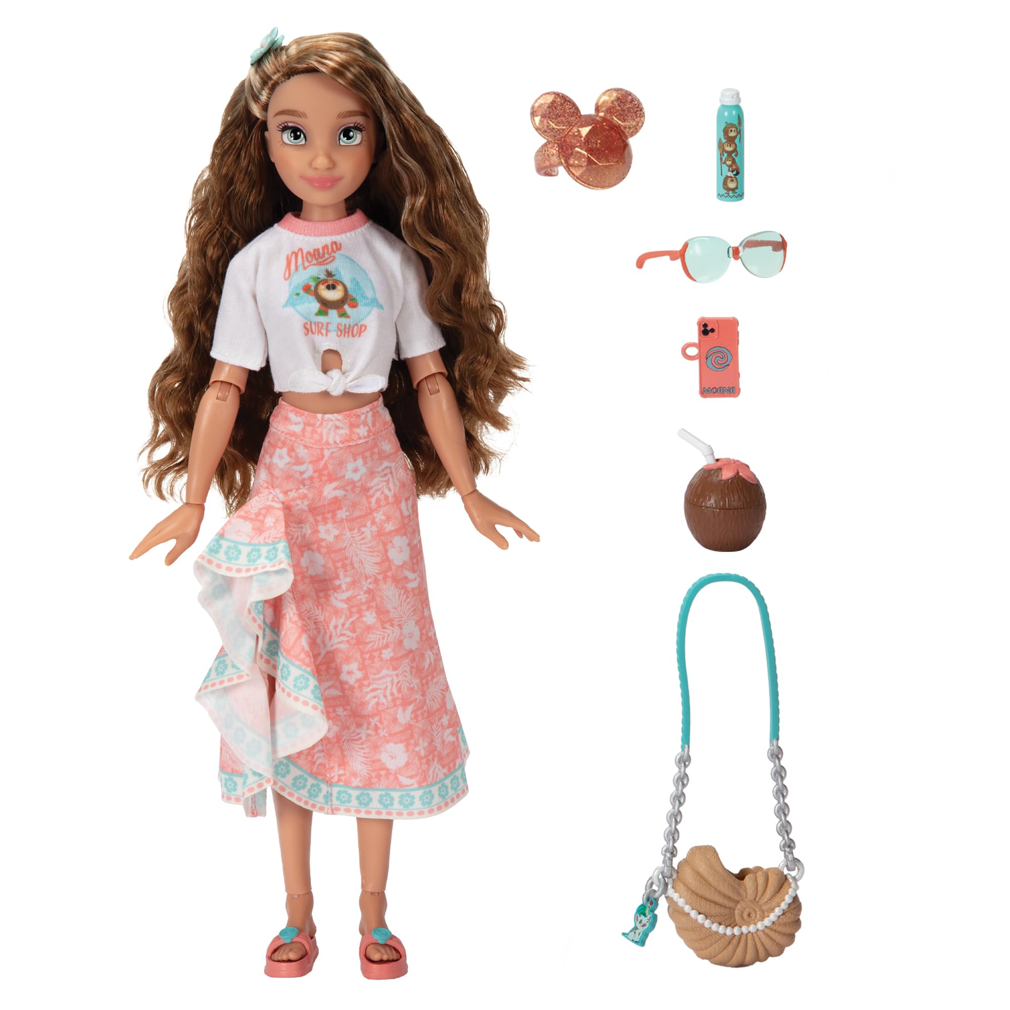 Disney ILY 4ever Moana Fashion Doll - 11.5" Collectible Figure with Poseable Joints & Mickey Ring 1