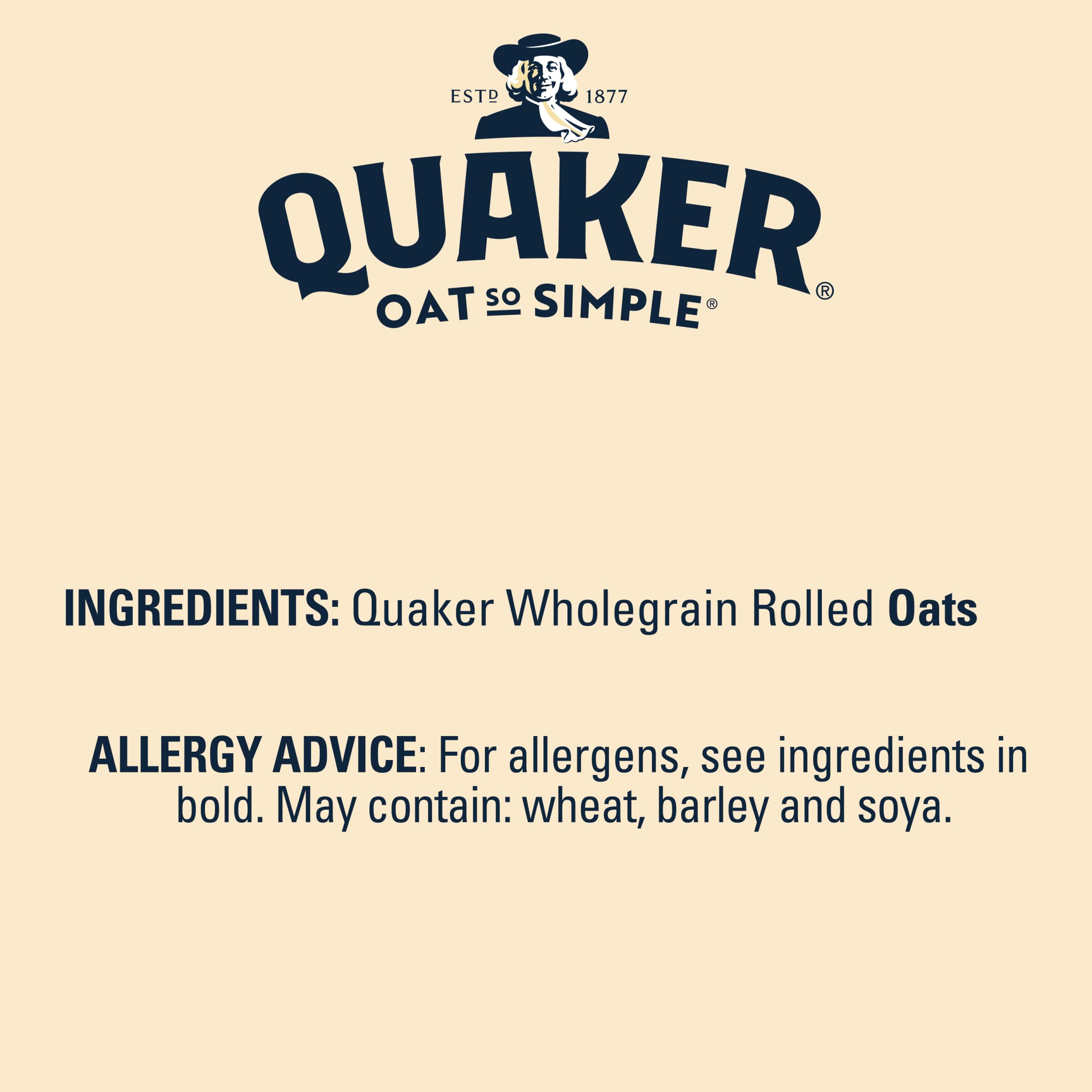 Quaker Original Oat So Simple Family Pack - 100% Whole Grain | Ready in 2 Minutes | 22 Sachets