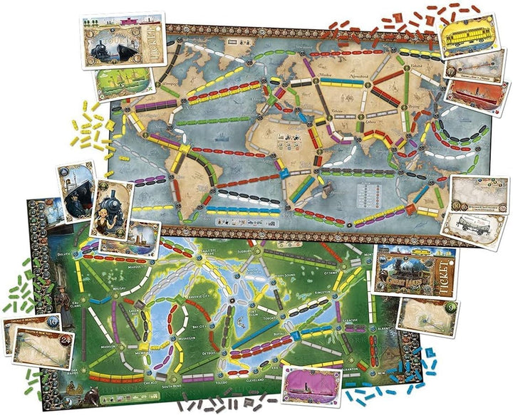 Days of Wonder Ticket to Ride Rails and Sails Board Game (DO7226)