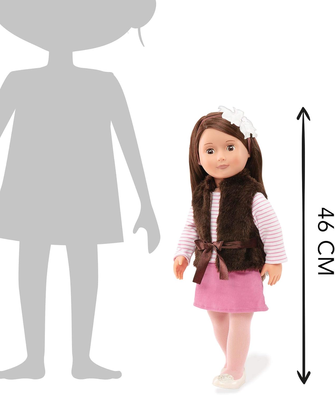 Our Generation Sienna Doll - 18 Inch Doll for 3+ Year Old Girls with Fashionable Outfit & Accessories 6