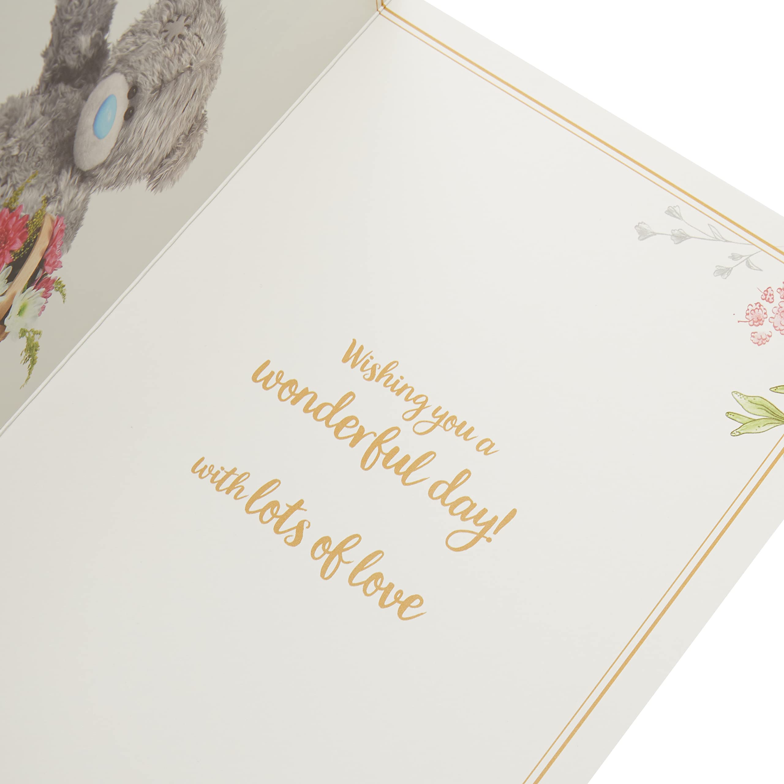Me To You Tatty Teddy Lovely Mum Birthday Card - 3D Effect | 6x9 Inch | ALM93040