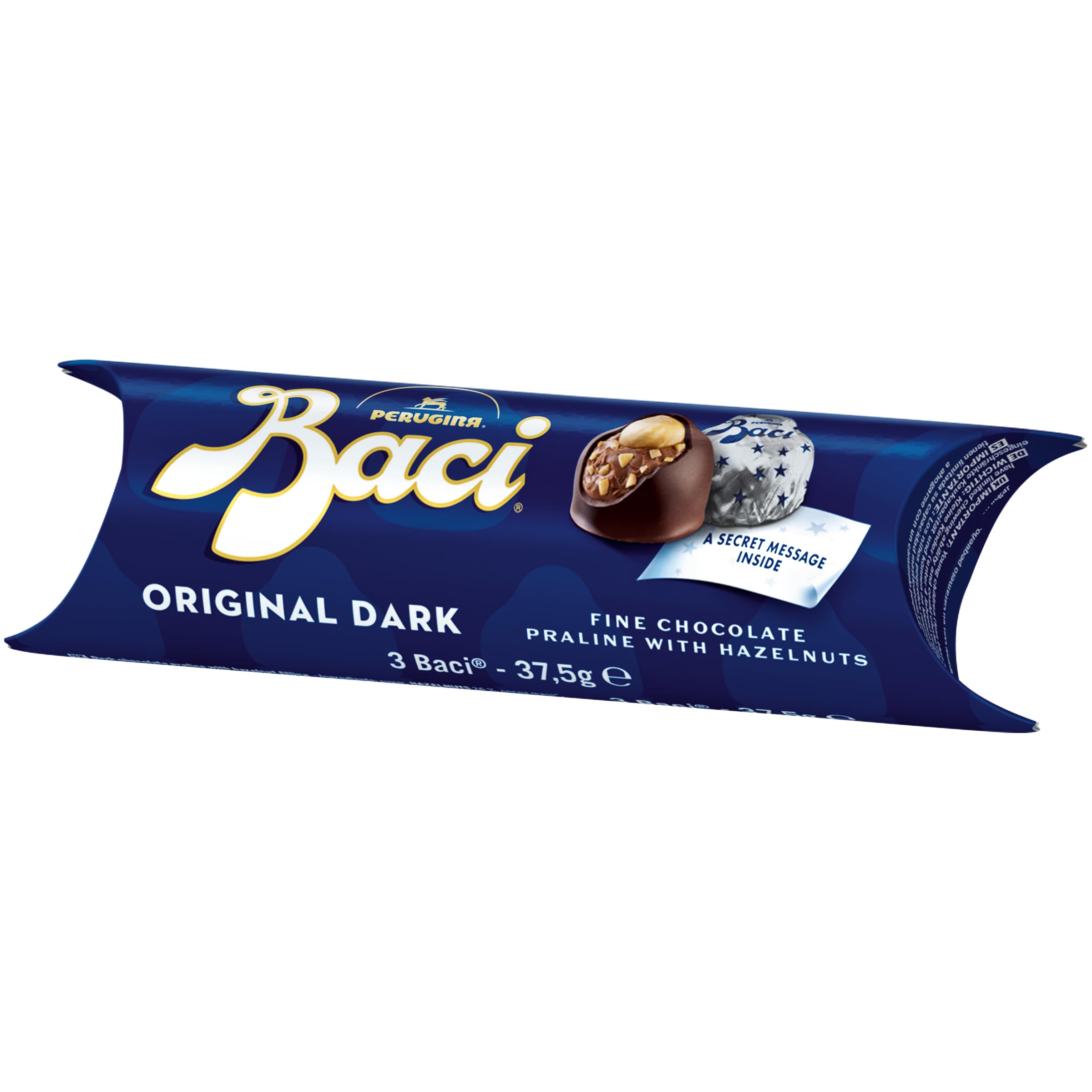 Baci - Dark Chocolate Truffles with Hazelnut Gluten Free Tube 37.5g 7