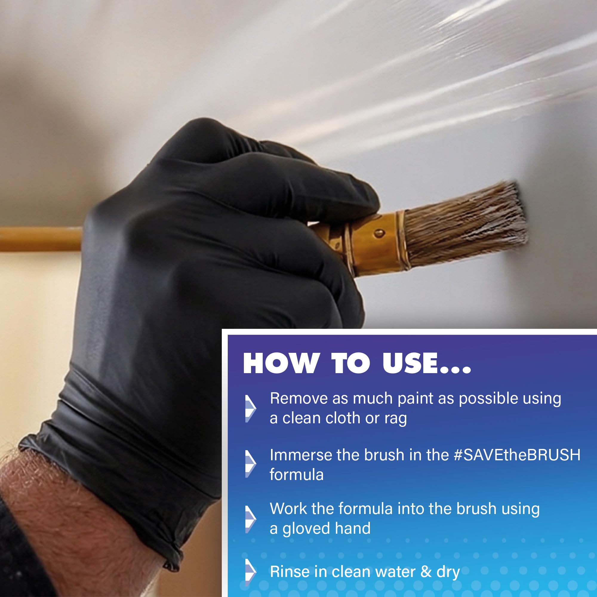 Bartoline Save the Brush Cleaner - White Spirit Alternative for Emulsions & Primers | 1L Liquid 5