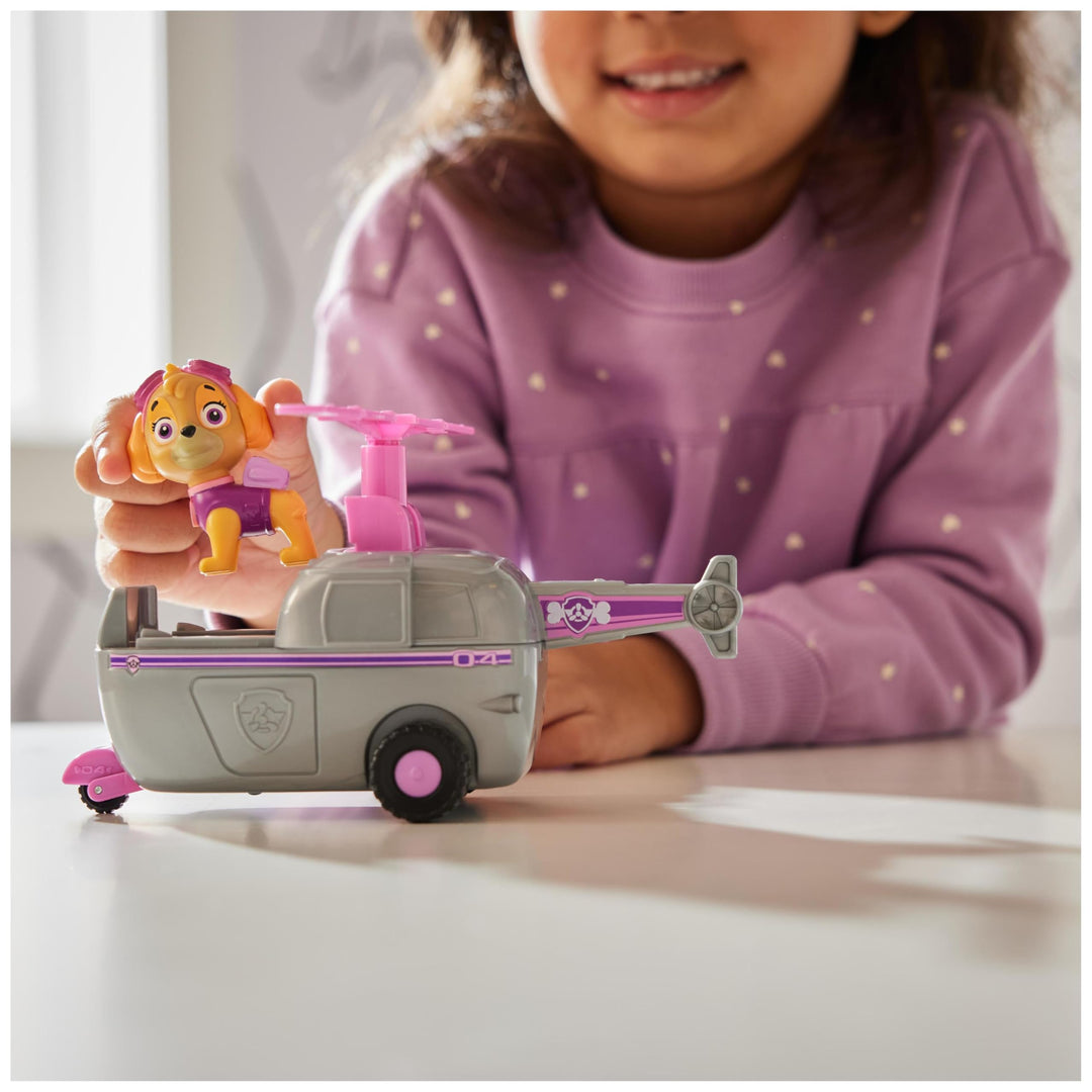 Paw Patrol Skye's Helicopter with Collectible Action Figure - Vehicle Toy for Kids 3+