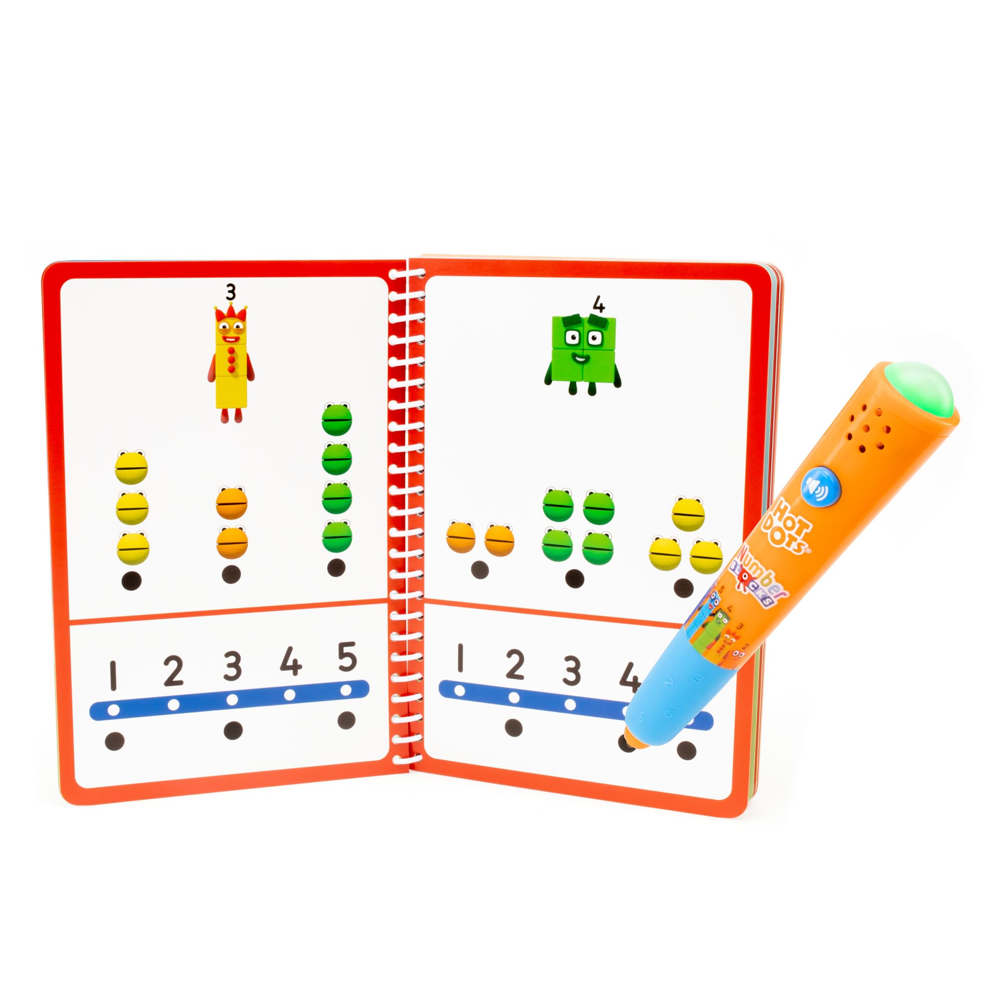 Numberblocks Hot Dots Numberblocks 1-10 Activity Book & Interactive Pen | Ages 4+