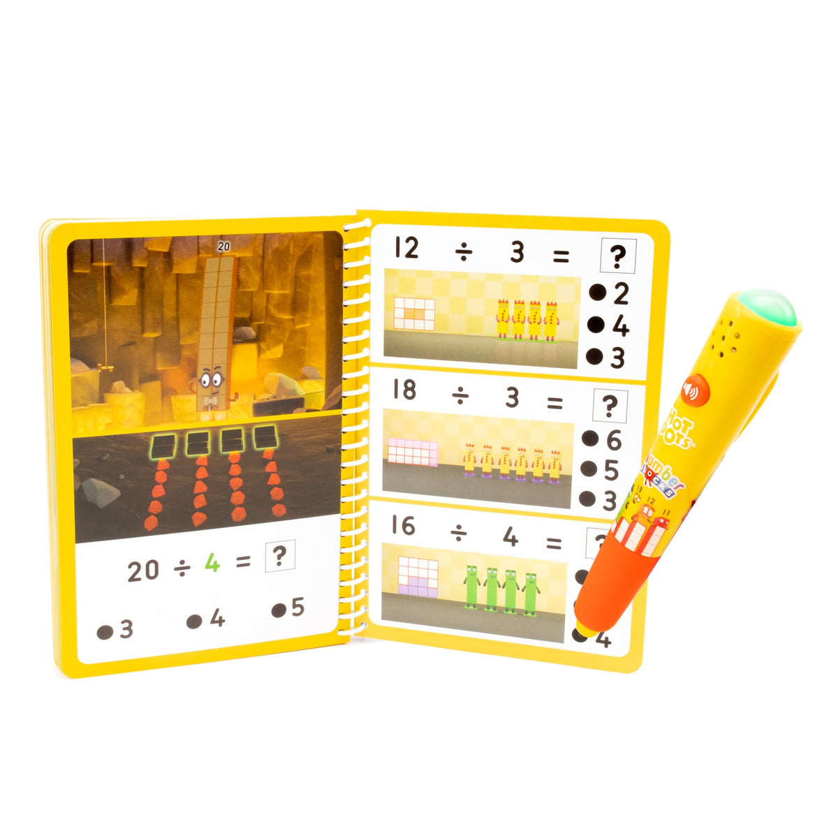 Numberblocks Hot Dots 11–20 Activity Book & Interactive Pen - 60+ Activities, Ages 5–9