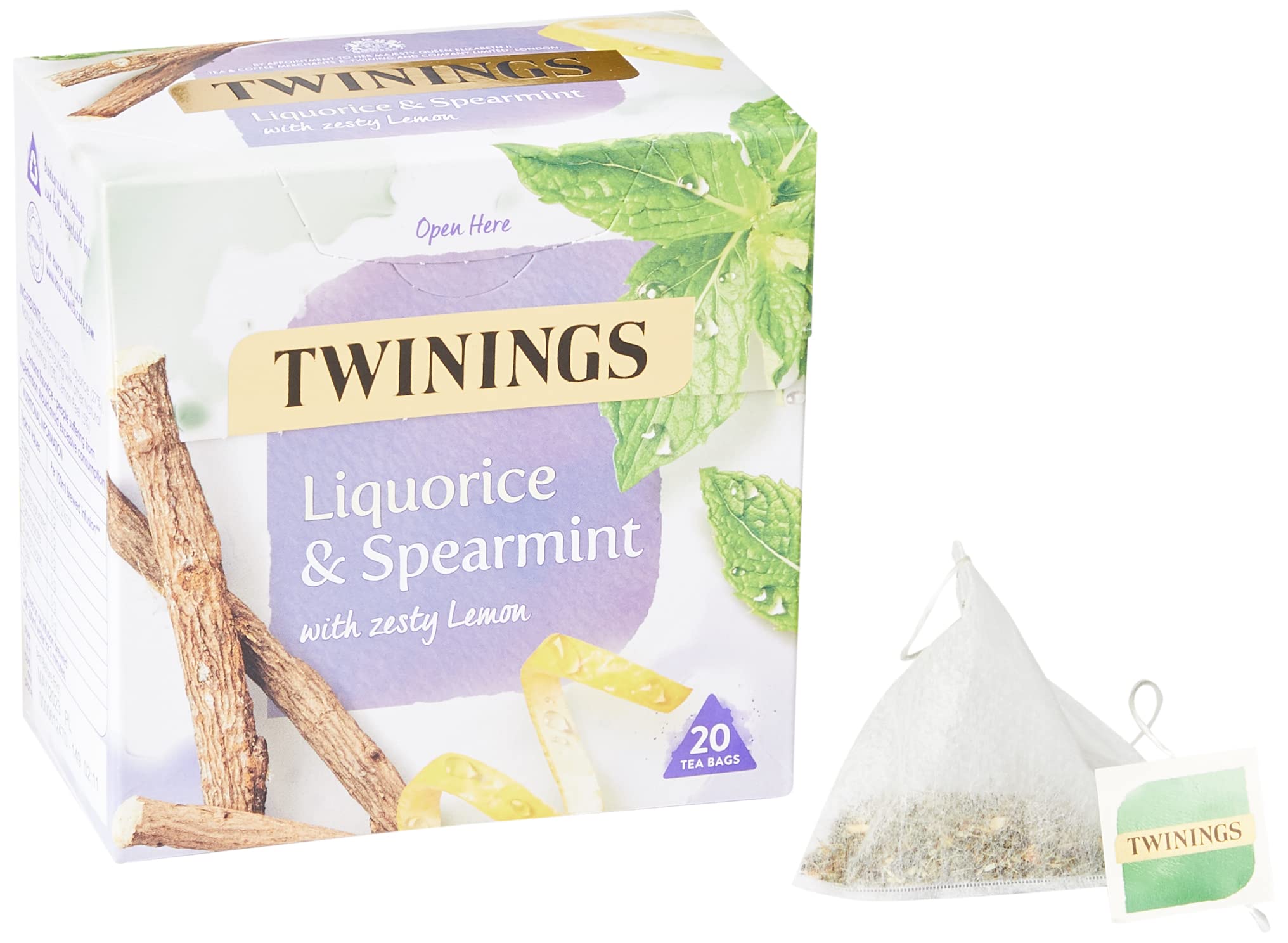 Twinings Liquorice and Spearmint Herbal Tea Bags - 20 Count 1