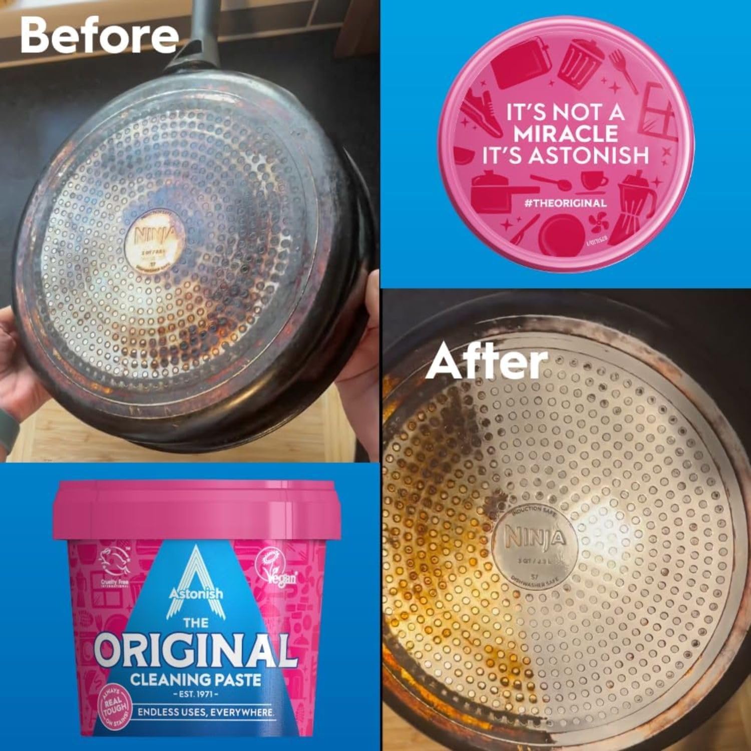 Astonish The Original Cleaning Paste - Multi-Purpose Power | 500g | Vegan & Cruelty Free 4
