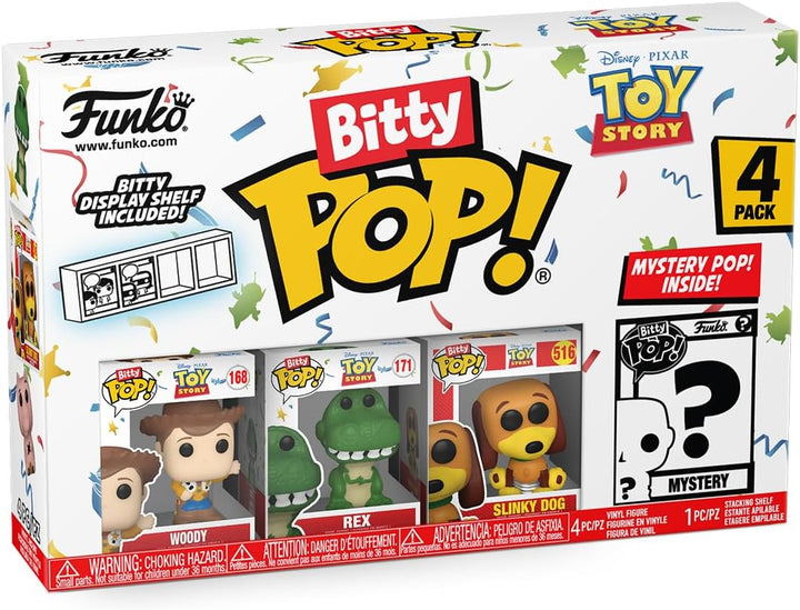 Funko Bitty POP! Toy Story Woody 4PK and A Surprise Mystery Mini Figure