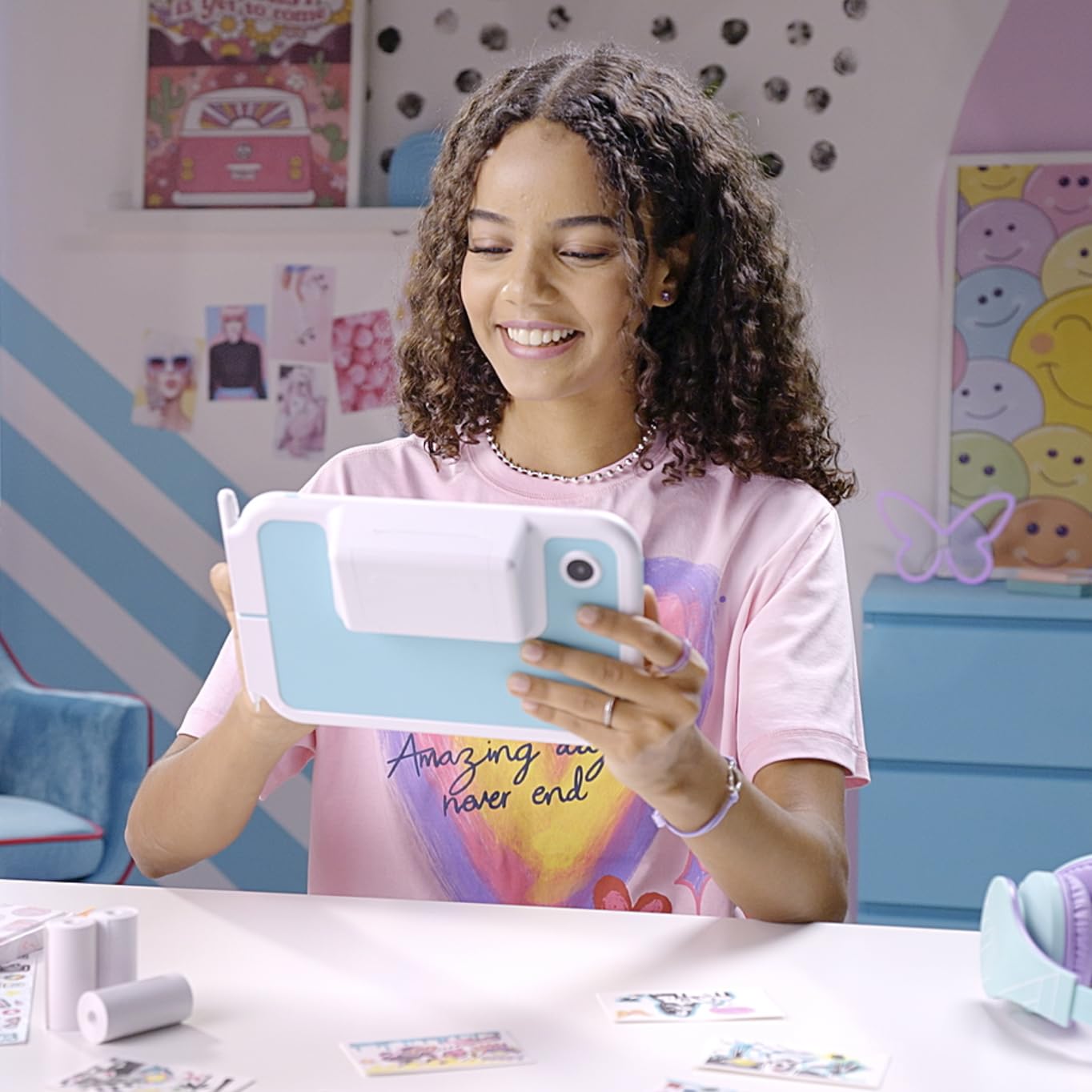 Pad Creator Instant Print Tablet – 8″ Kids Touchscreen with Stylus, 12MP Camera & Thermal Printer 6