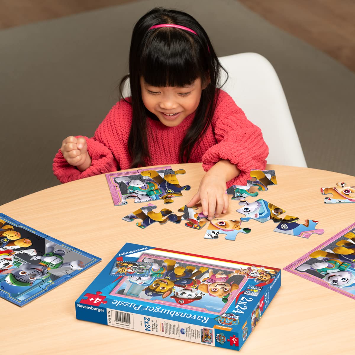 Ravensburger Paw Patrol 2x 24 Piece Jigsaw Puzzles for Kids Age 4+ | FSC Certified 5