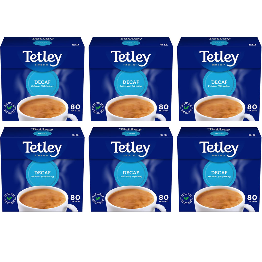 Tetley Everyday Original Decaf Black Tea Bags – Smooth Decaf Blend, 1.5kg