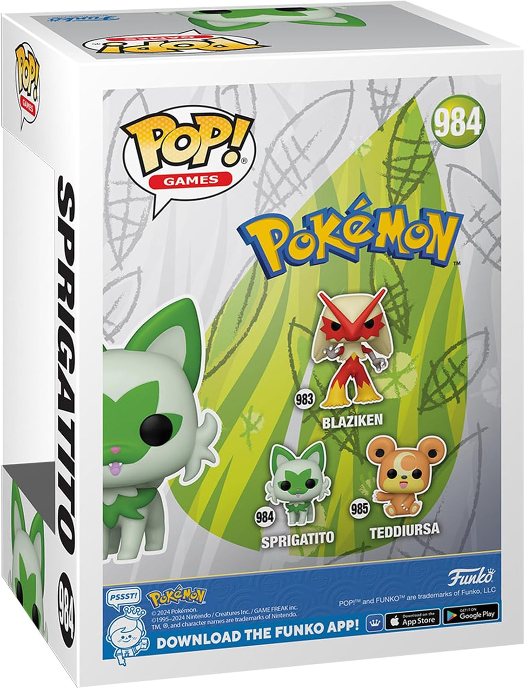 Funko POP! Games Pokémon - Sprigatito Vinyl Figure (75191)