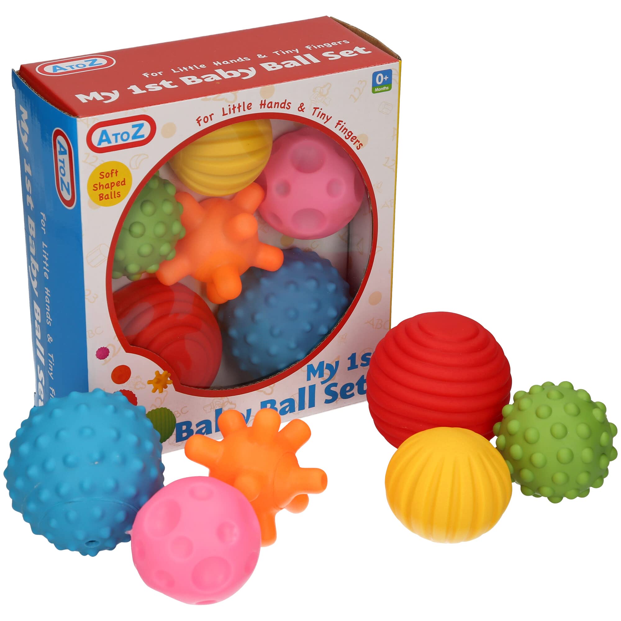 My First Baby Multi Textured Sensory Soft Balls - 6 Different Textures for Tactile Development 6