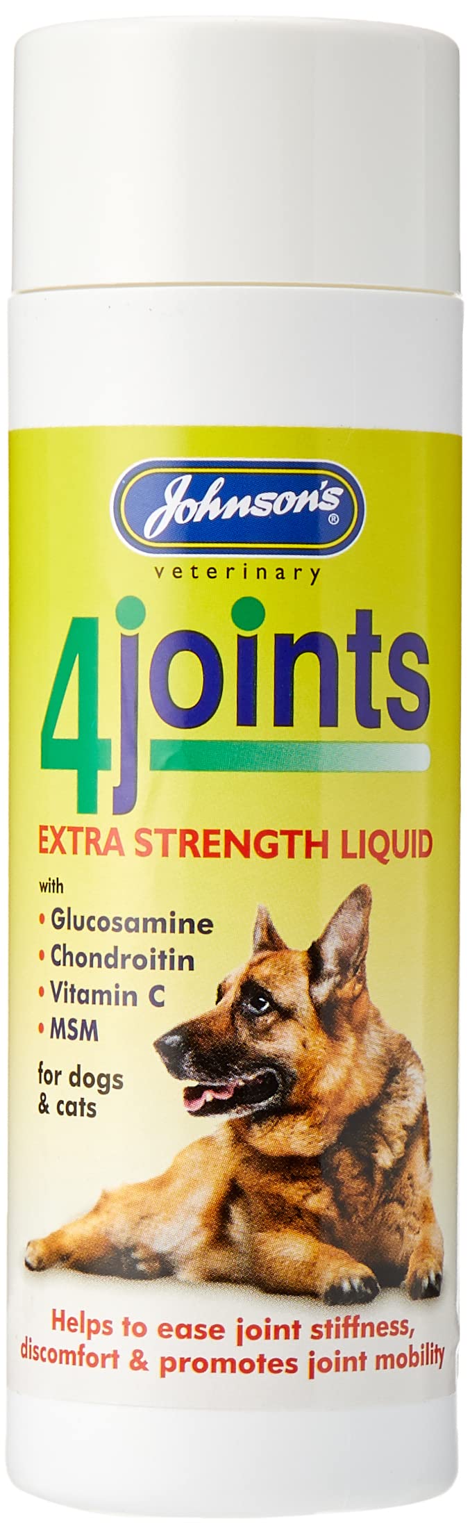 Johnsons Vet 4 Joints Mobility Liquid for Cats & Dogs - Joint Support | 100 ml