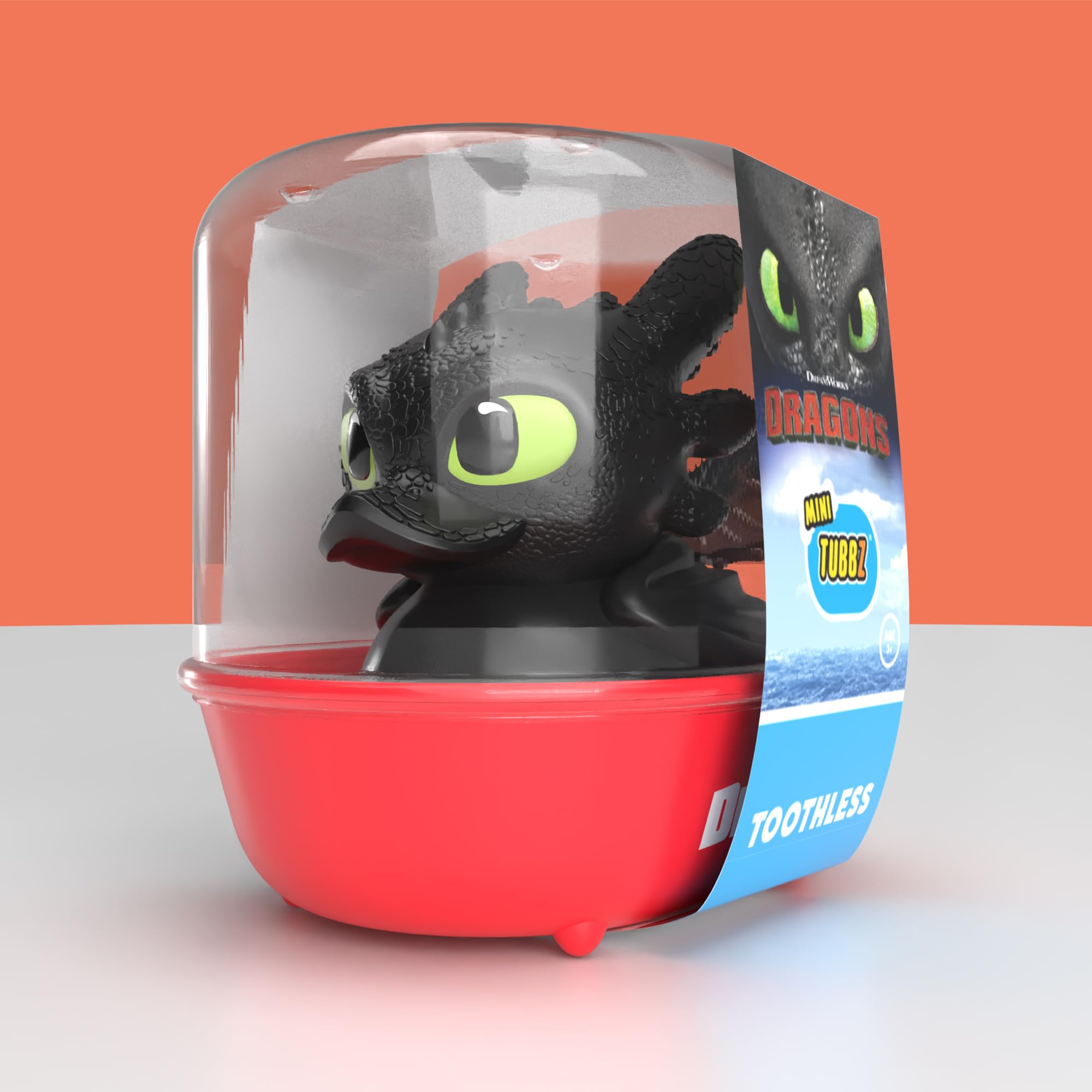 TUBBZ Mini - How To Train Your Dragon Toothless Cosplaying Rubber Duck Vinyl Figure | Miniature Collectible 2